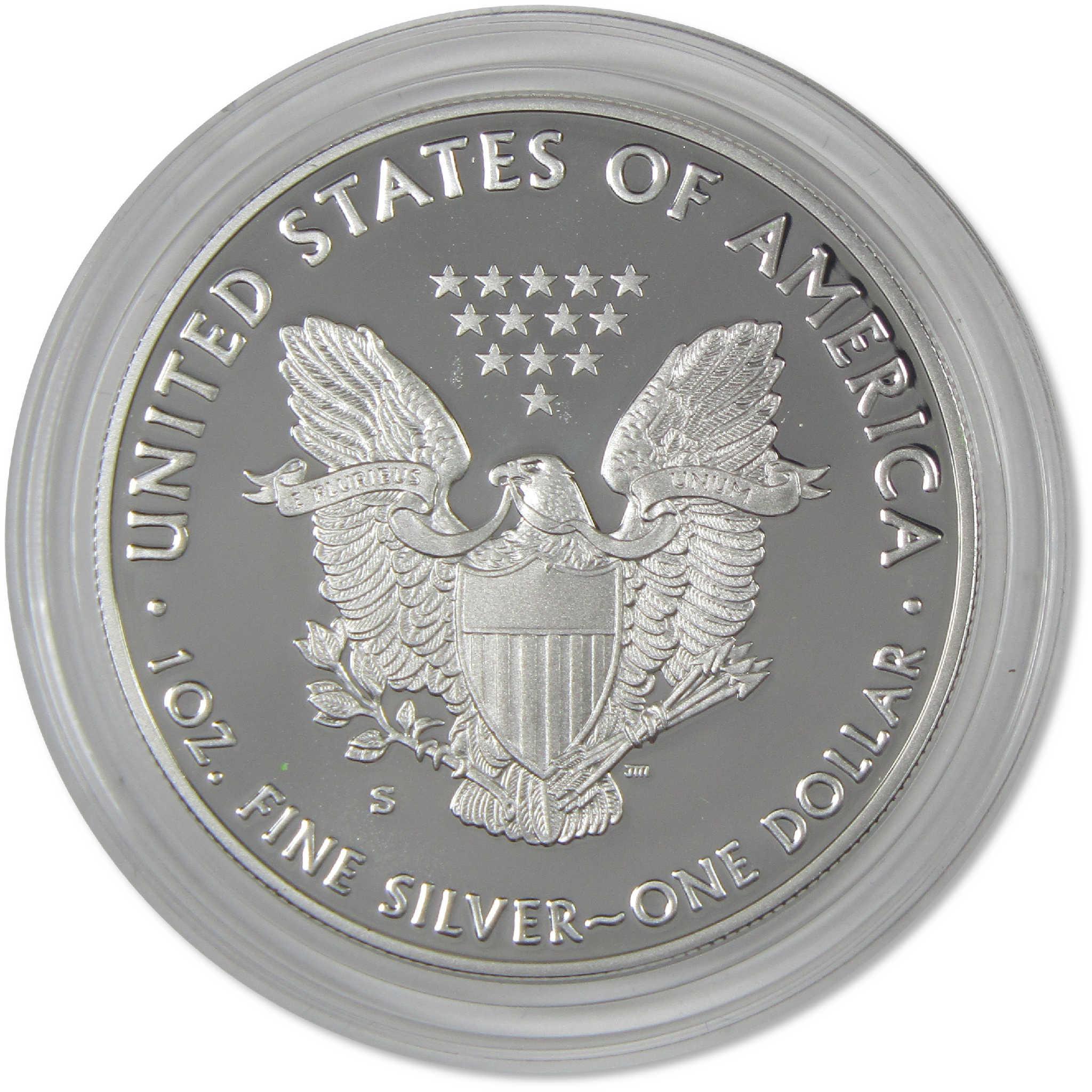 2020 S American Silver Eagle Bullion Proof $1 Coin Collectible OGP COA