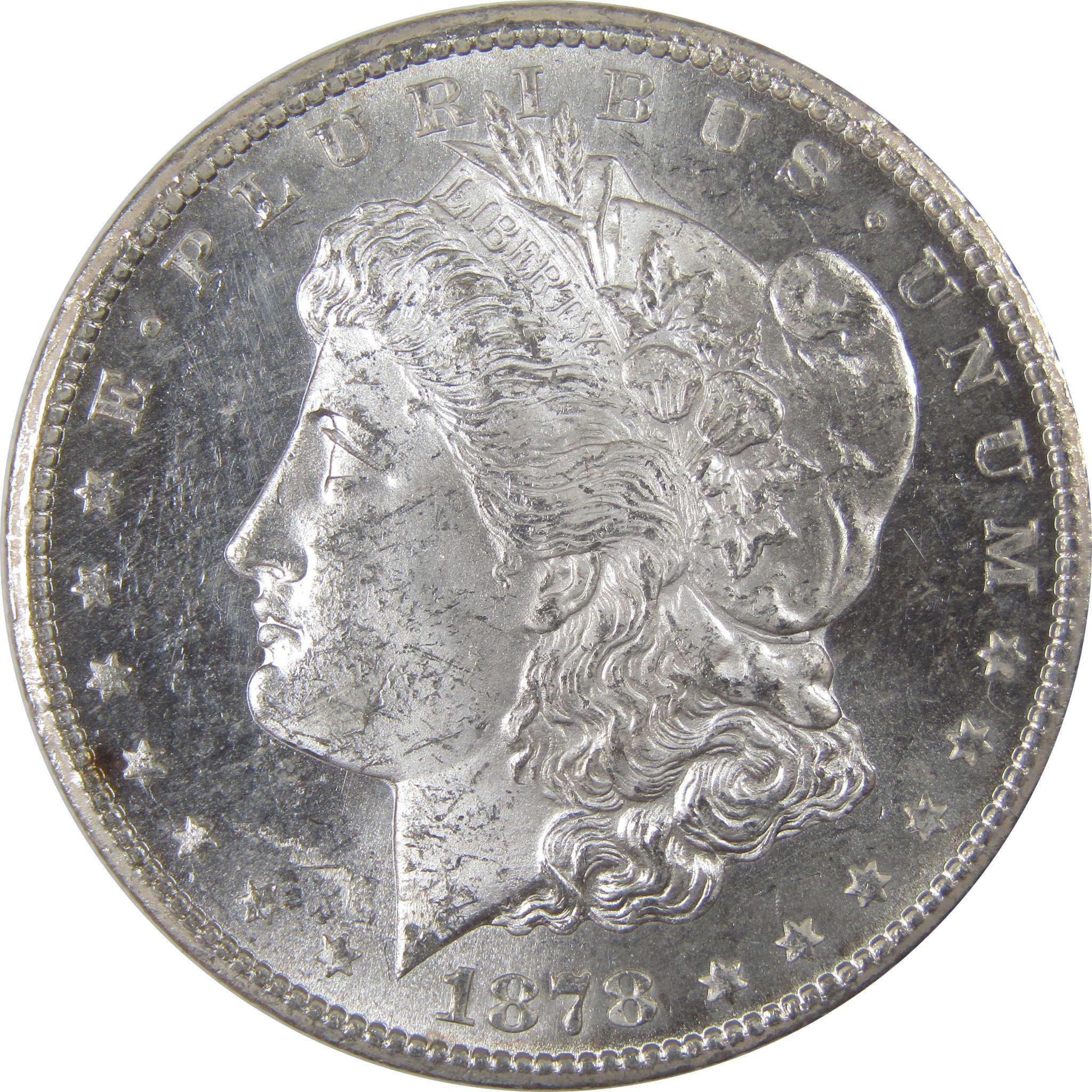 1878 CC Morgan Dollar Uncirculated Silver $1 Coin SKU:I17991 - Morgan coin - Morgan silver dollar - Morgan silver dollar for sale - Profile Coins & Collectibles