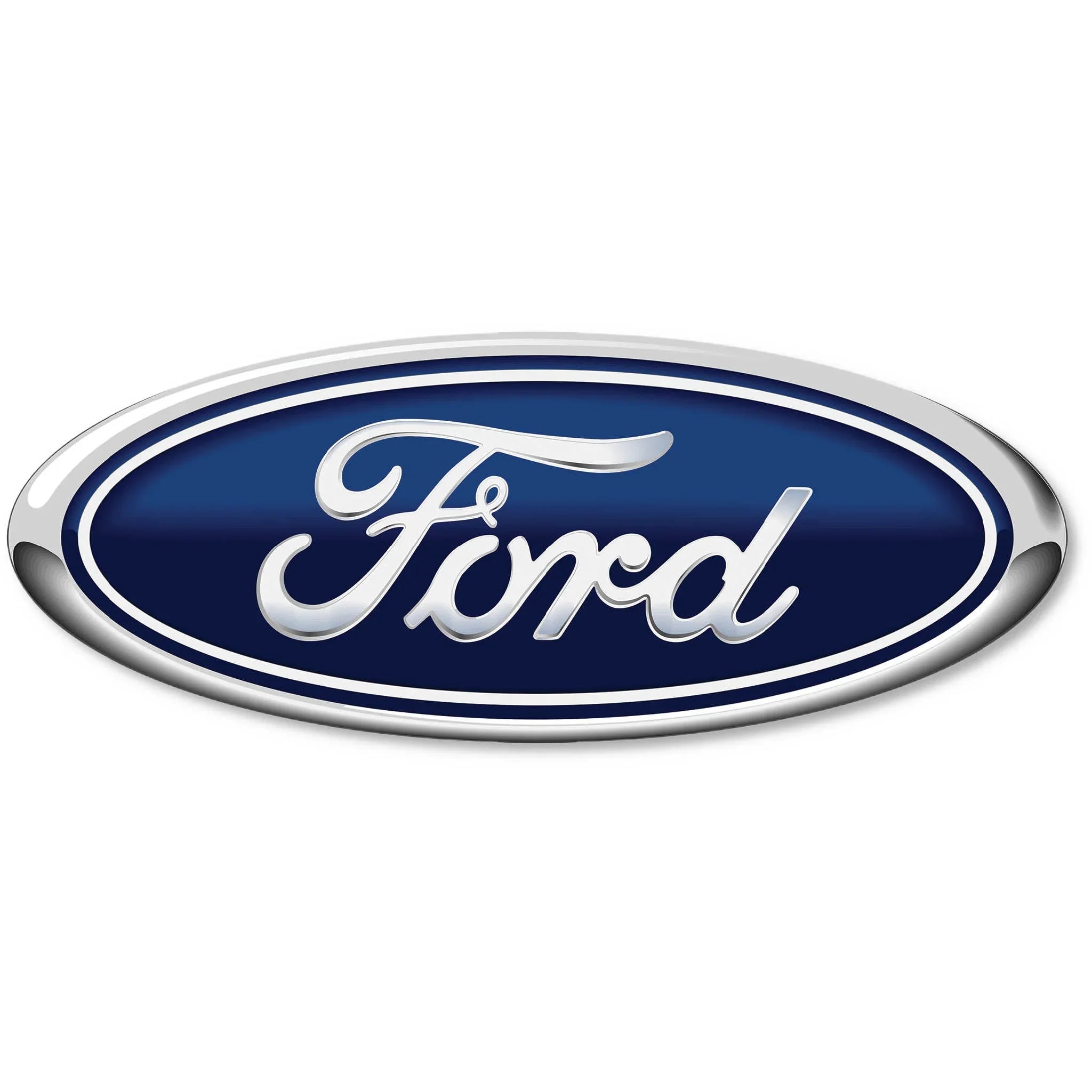 2025 Liberia Ford Emblem Logo Oval-Shaped White Brass $1 Coin