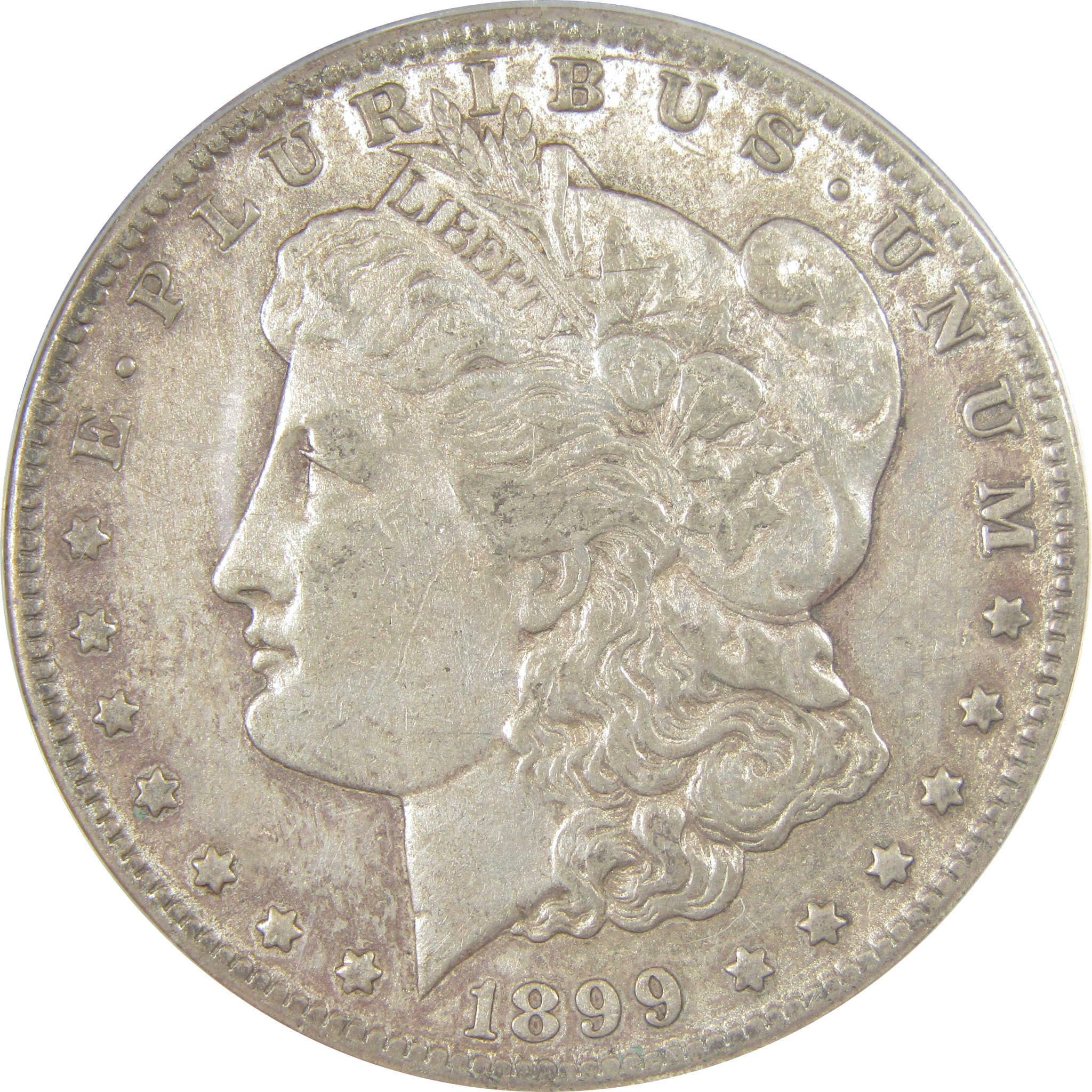 1899 S Morgan Silver Dollar EF 45 Details ANACS $1 Coin SKU:I25402 - Morgan coin - Morgan silver dollar - Morgan silver dollar for sale - Profile Coins & Collectibles