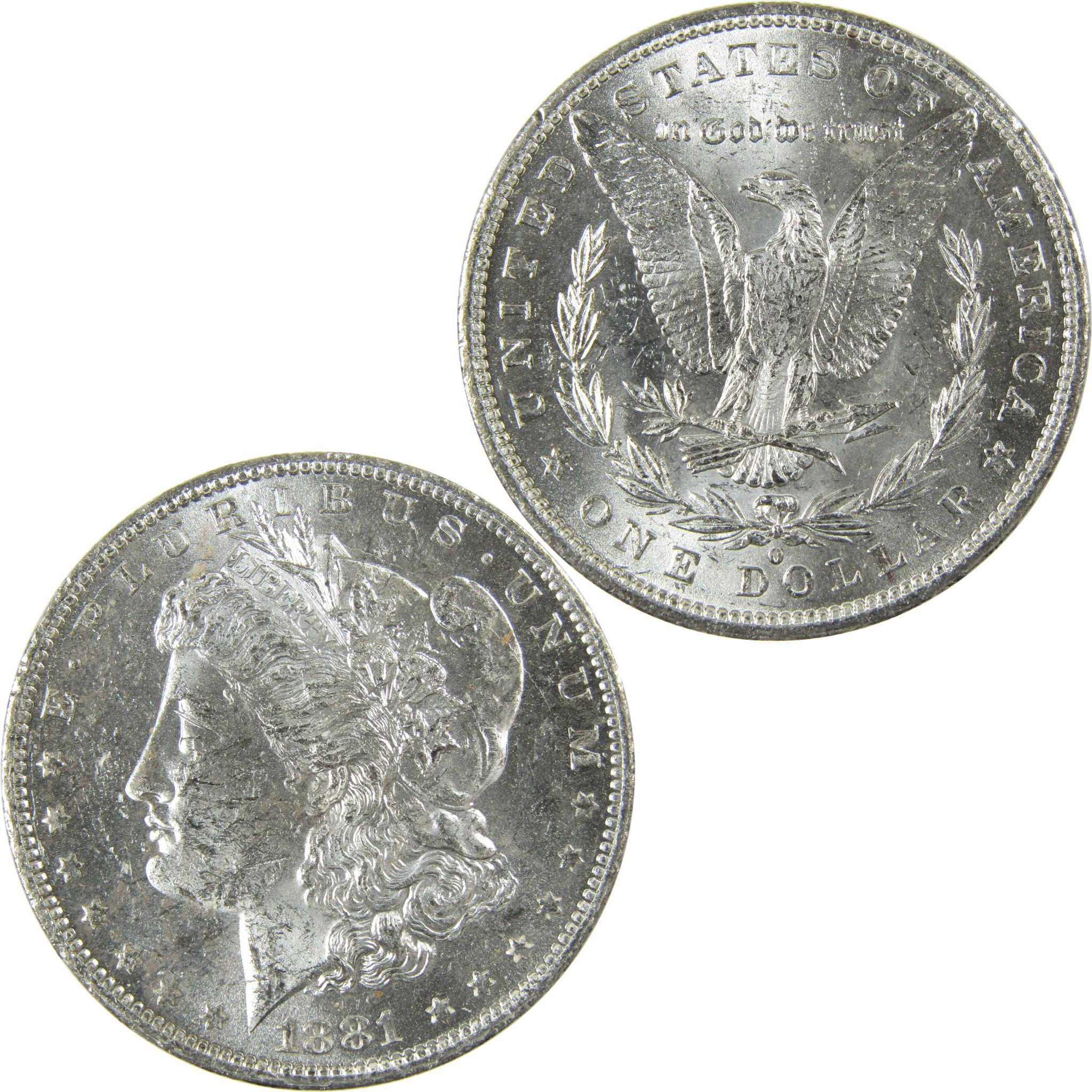 1881 O Morgan Silver Dollar Uncirculated Mint State $1 Coin SKU:I27704 - Morgan coin - Morgan silver dollar - Morgan silver dollar for sale - Profile Coins & Collectibles