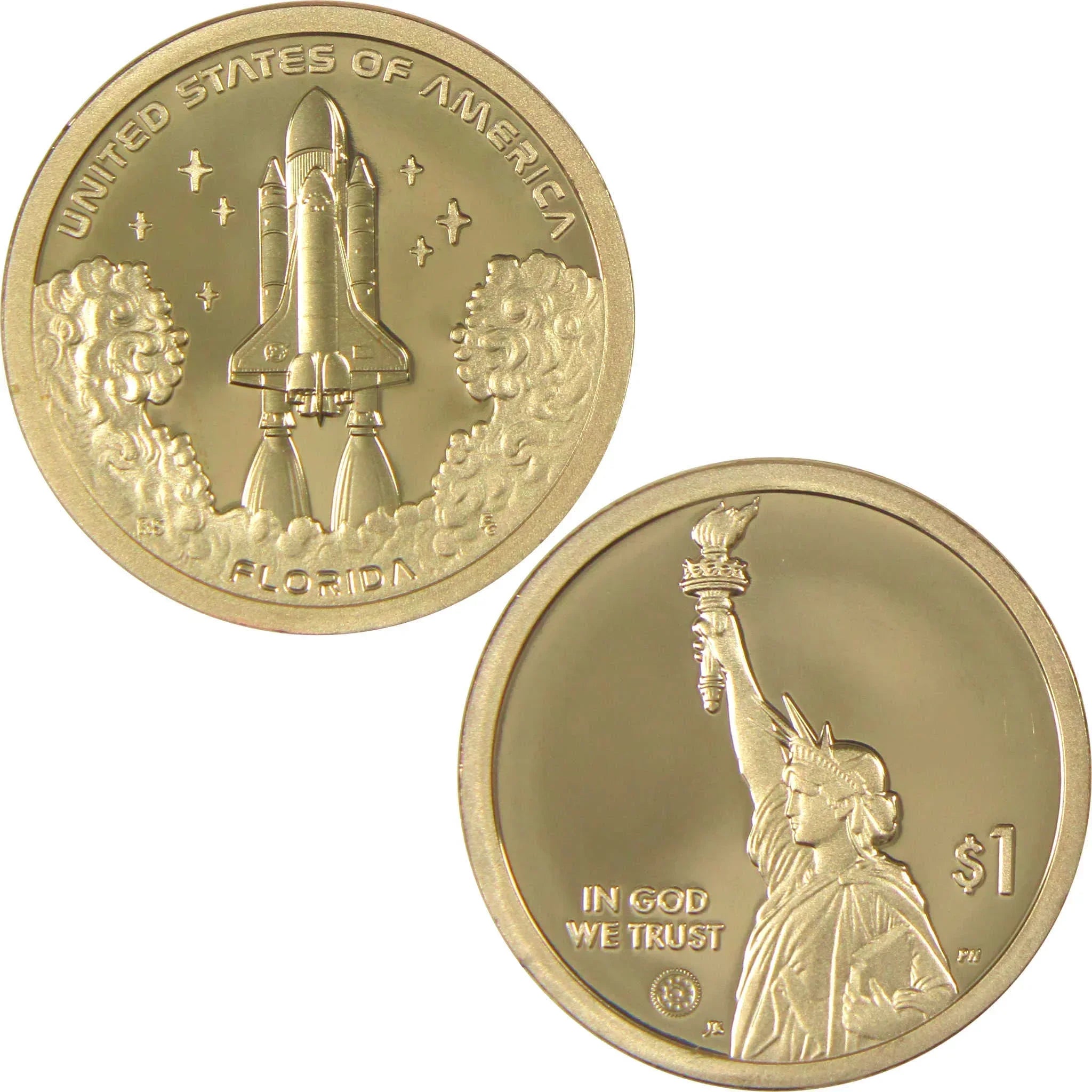 2025 S Florida NASA Space Shuttle American Innovation Dollar Proof