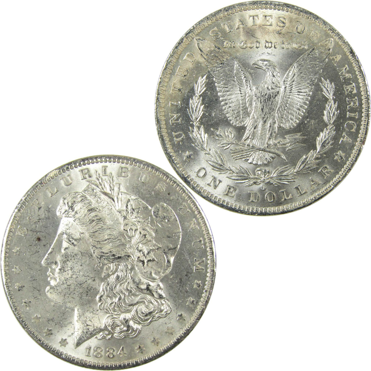 1884 O Morgan Silver Dollar Uncirculated Mint State $1 Coin SKU:I27083 - Morgan coin - Morgan silver dollar - Morgan silver dollar for sale - Profile Coins & Collectibles