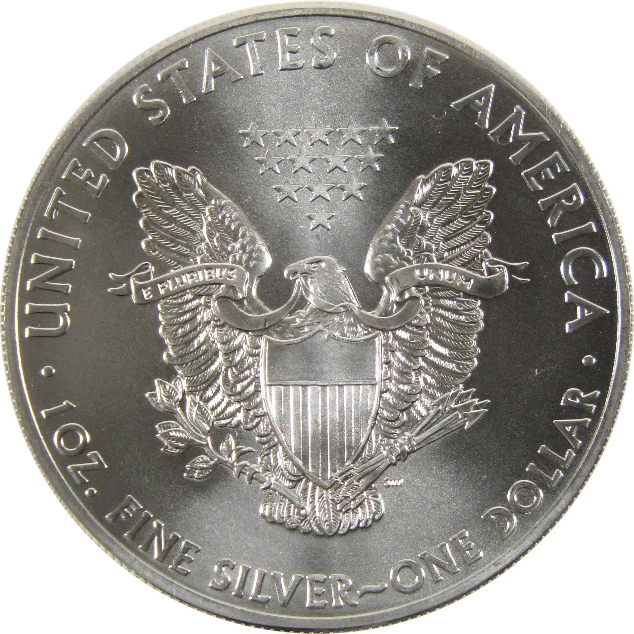 2015 American Eagle BU Uncirculated 1 oz .999 Silver Bullion $1 Coin