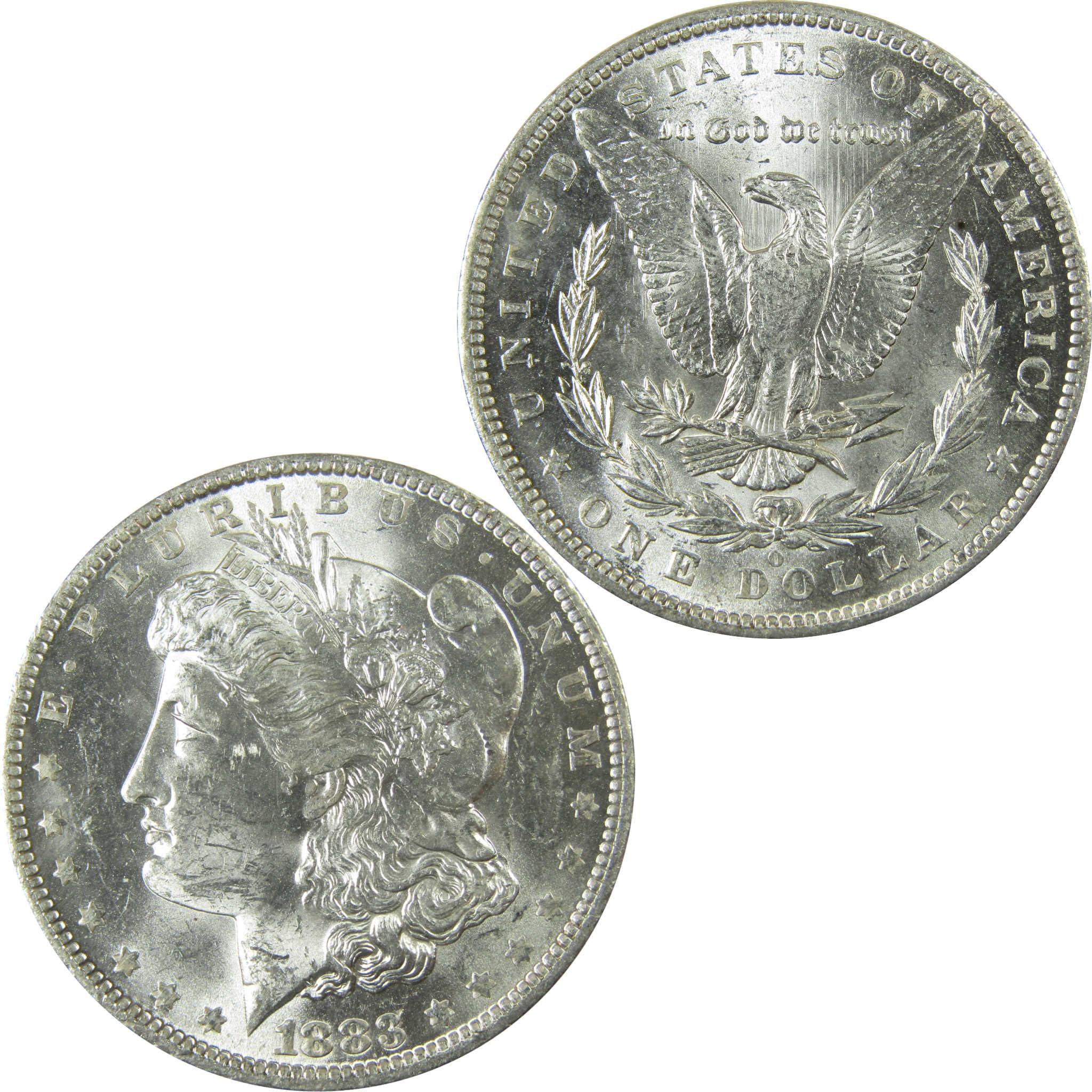 1883 O Morgan Silver Dollar Uncirculated Mint State $1 Coin SKU:I27513 - Morgan coin - Morgan silver dollar - Morgan silver dollar for sale - Profile Coins & Collectibles