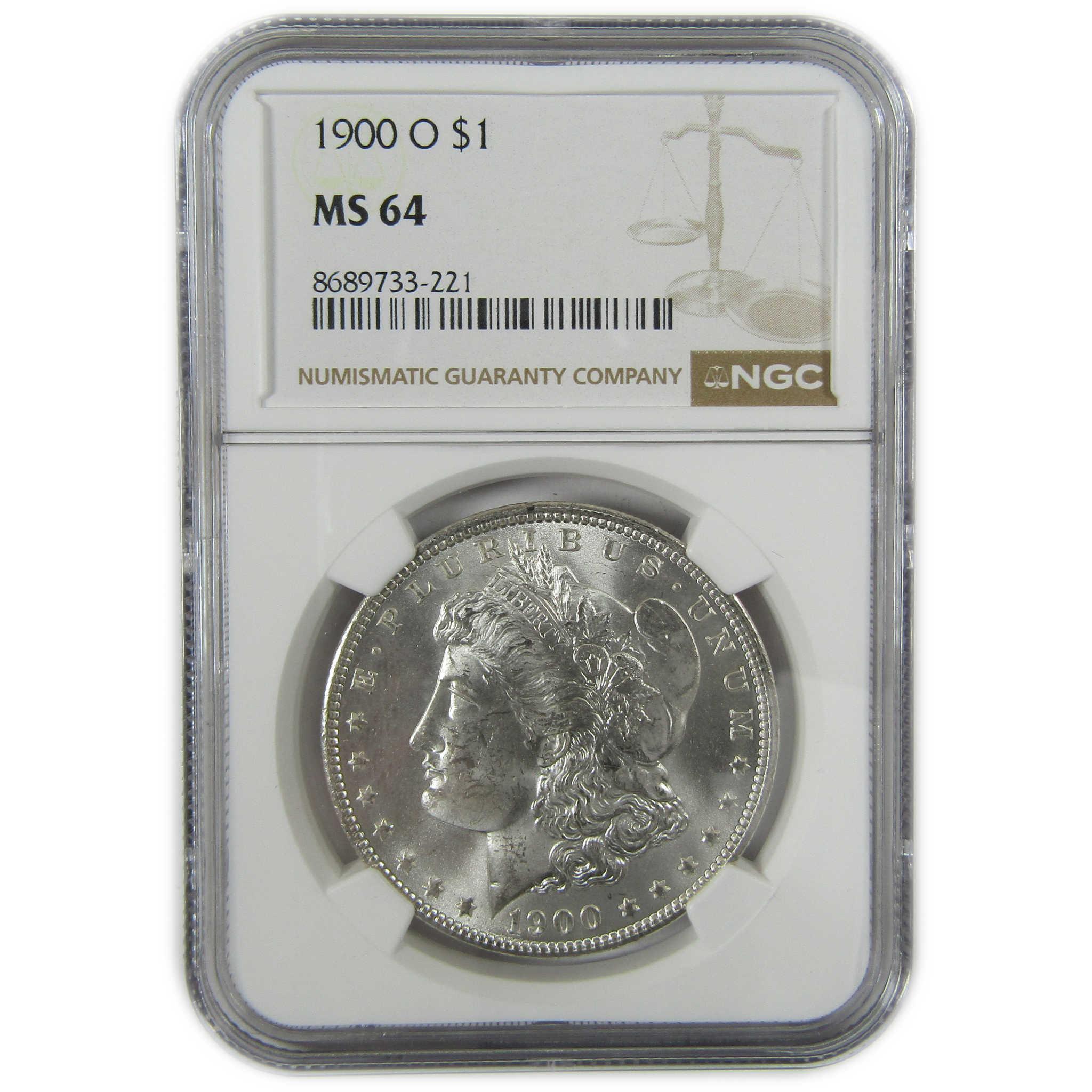 1900 O Morgan Silver Dollar MS 64 NGC Uncirculated $1 Coin SKU:CP468 - Morgan coin - Morgan silver dollar - Morgan silver dollar for sale - Profile Coins & Collectibles