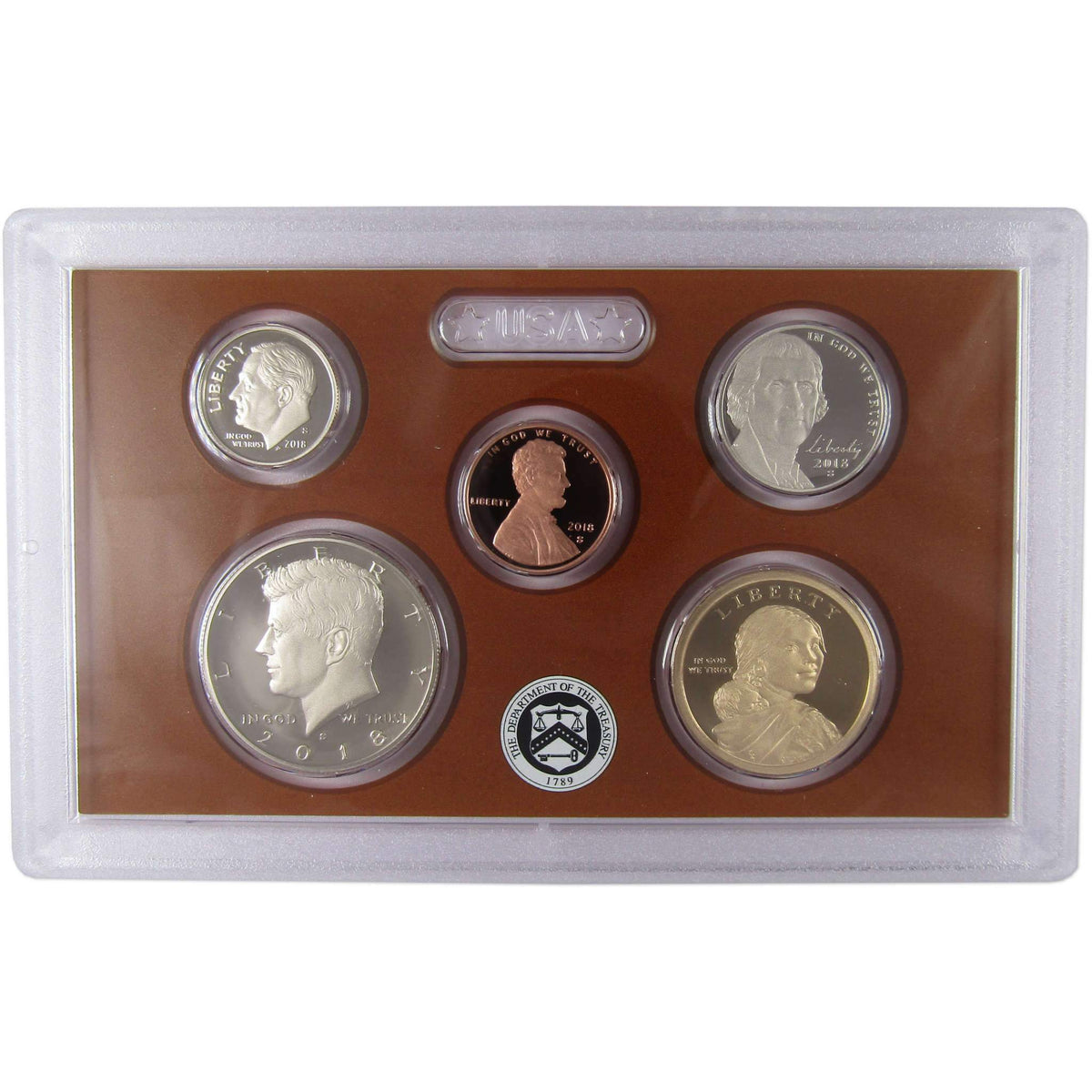 2018 Clad Proof Set U.S. Mint Original Government Packaging OGP COA
