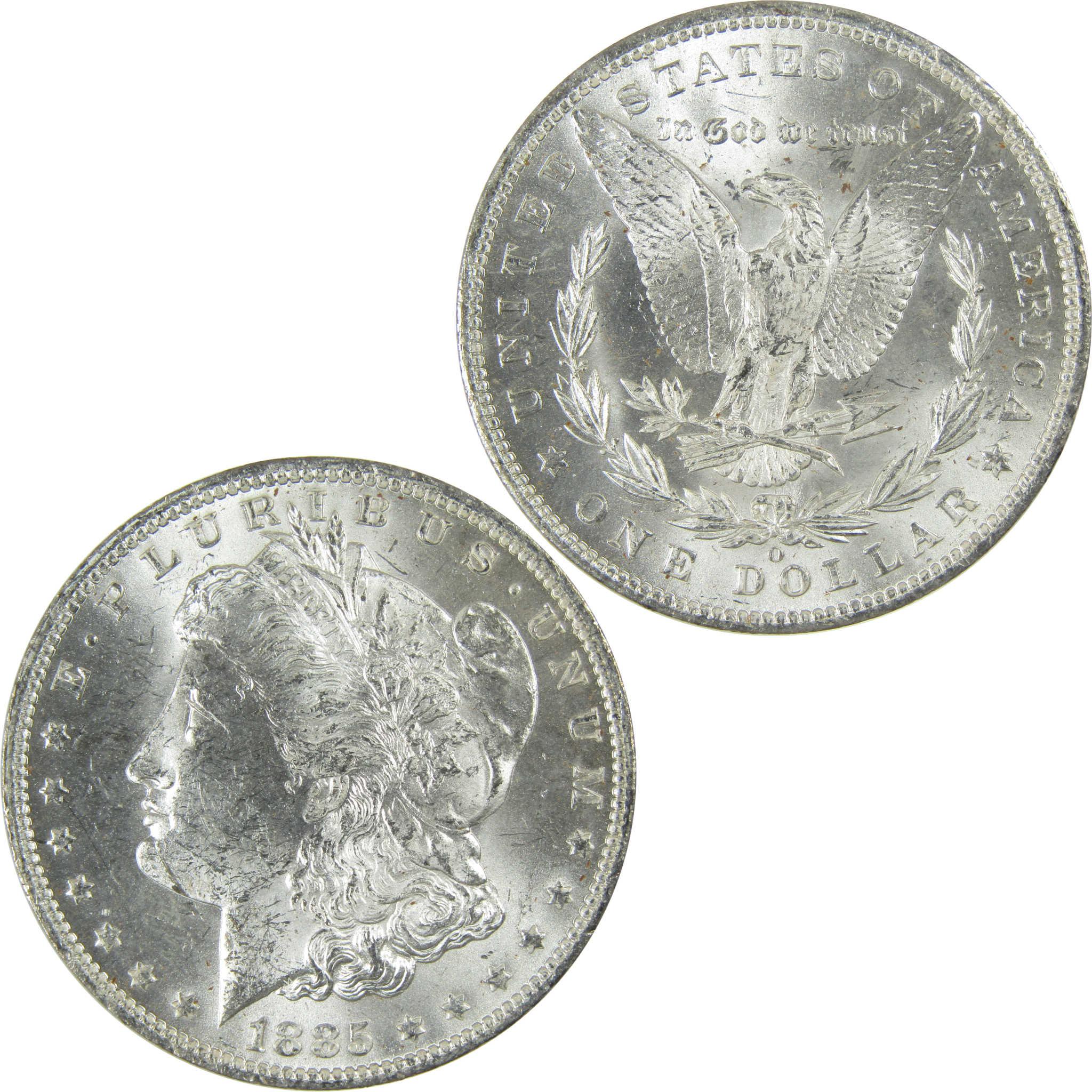 1885 O Morgan Silver Dollar Uncirculated Mint State $1 Coin SKU:I27474 - Morgan coin - Morgan silver dollar - Morgan silver dollar for sale - Profile Coins & Collectibles