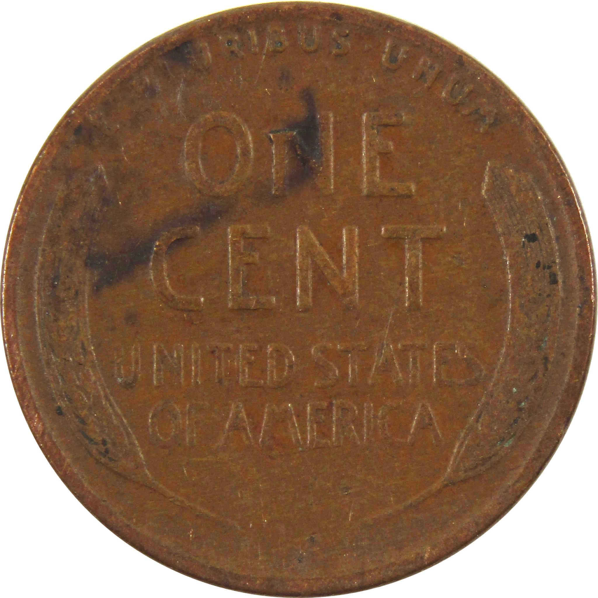 1937 Lincoln Wheat Cent AG About Good Penny 1c Coin