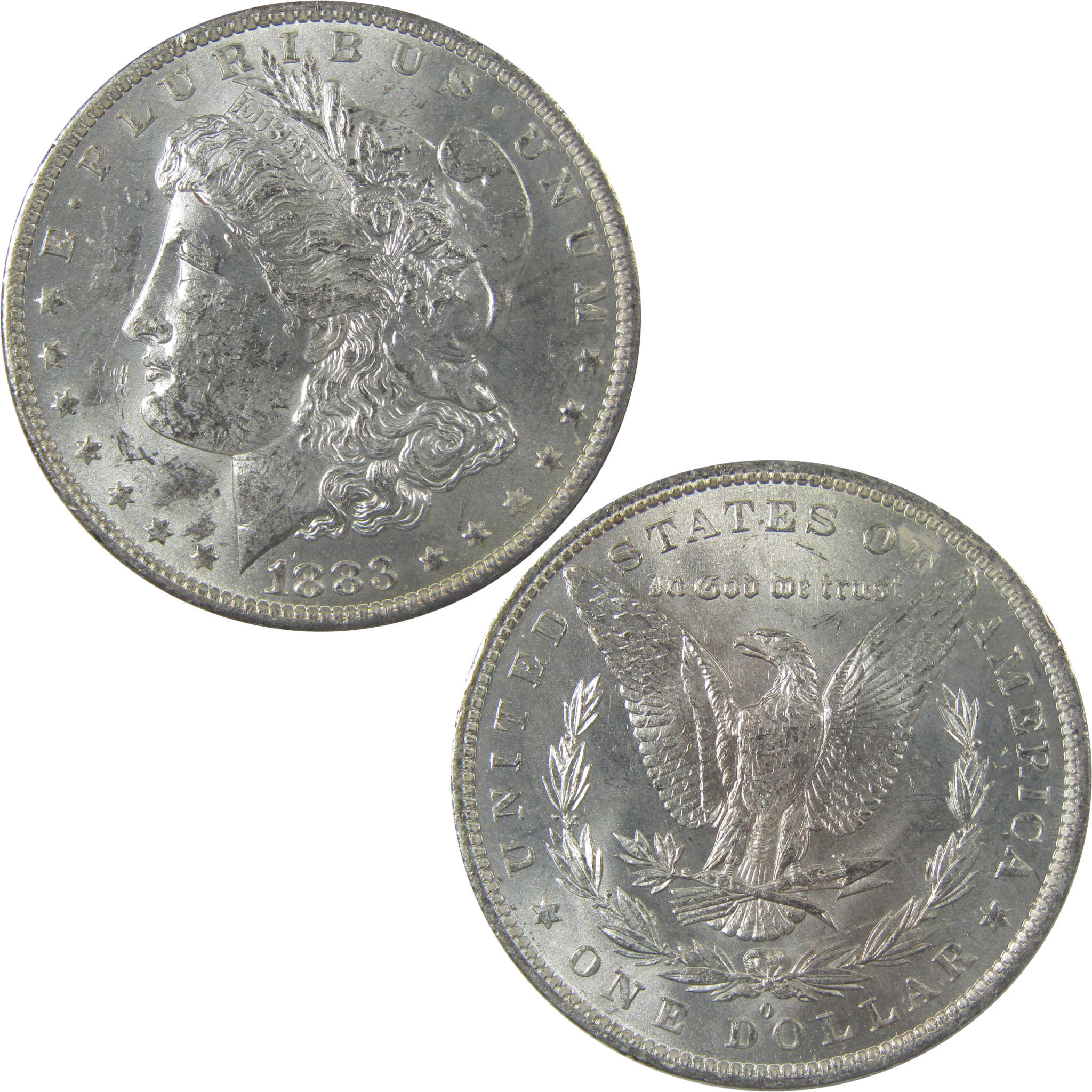 1883 O Morgan Silver Dollar Uncirculated Mint State Toned SKU:I24834