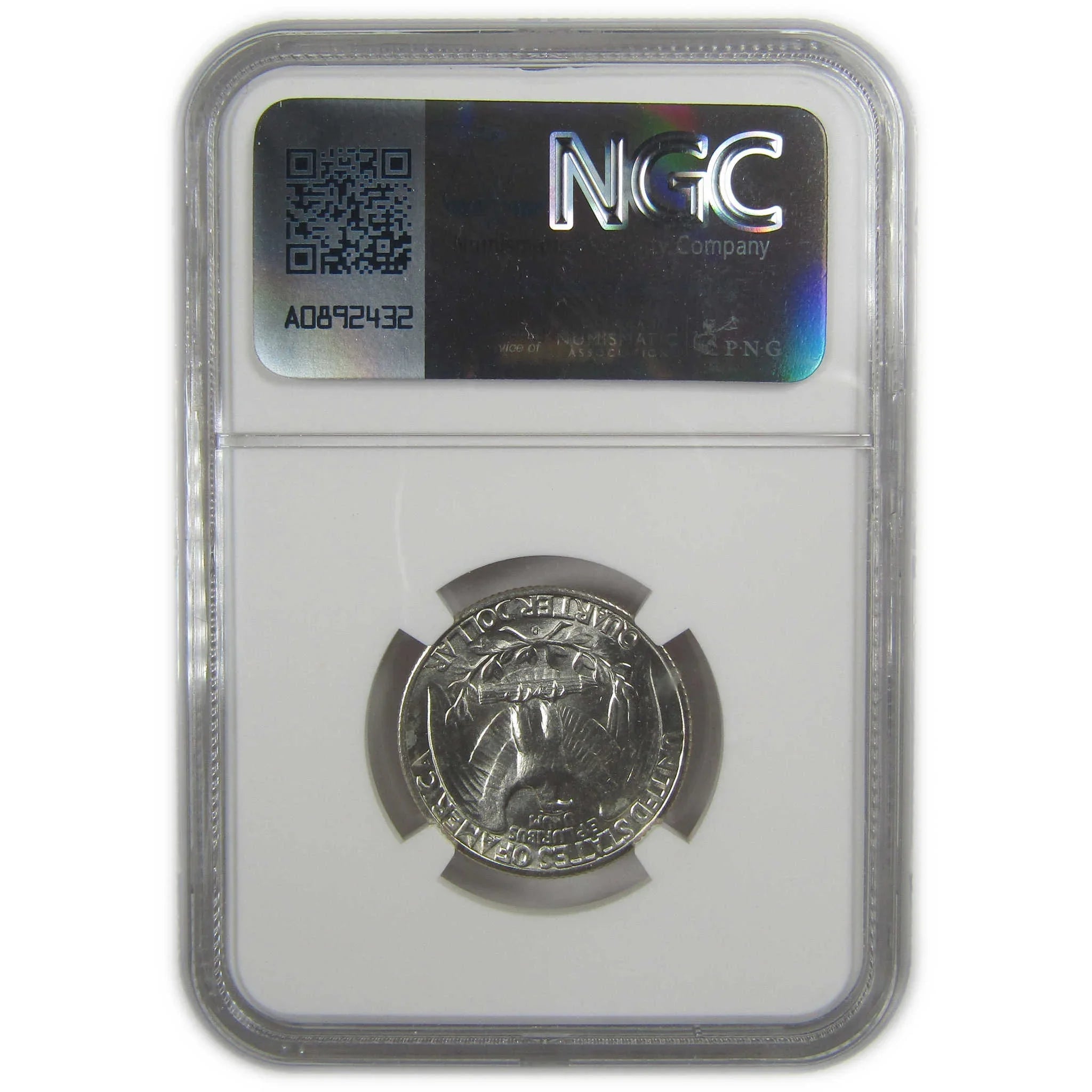 1943 D Washington Quarter MS 64 NGC Silver Bag Fragment SKU:I20620