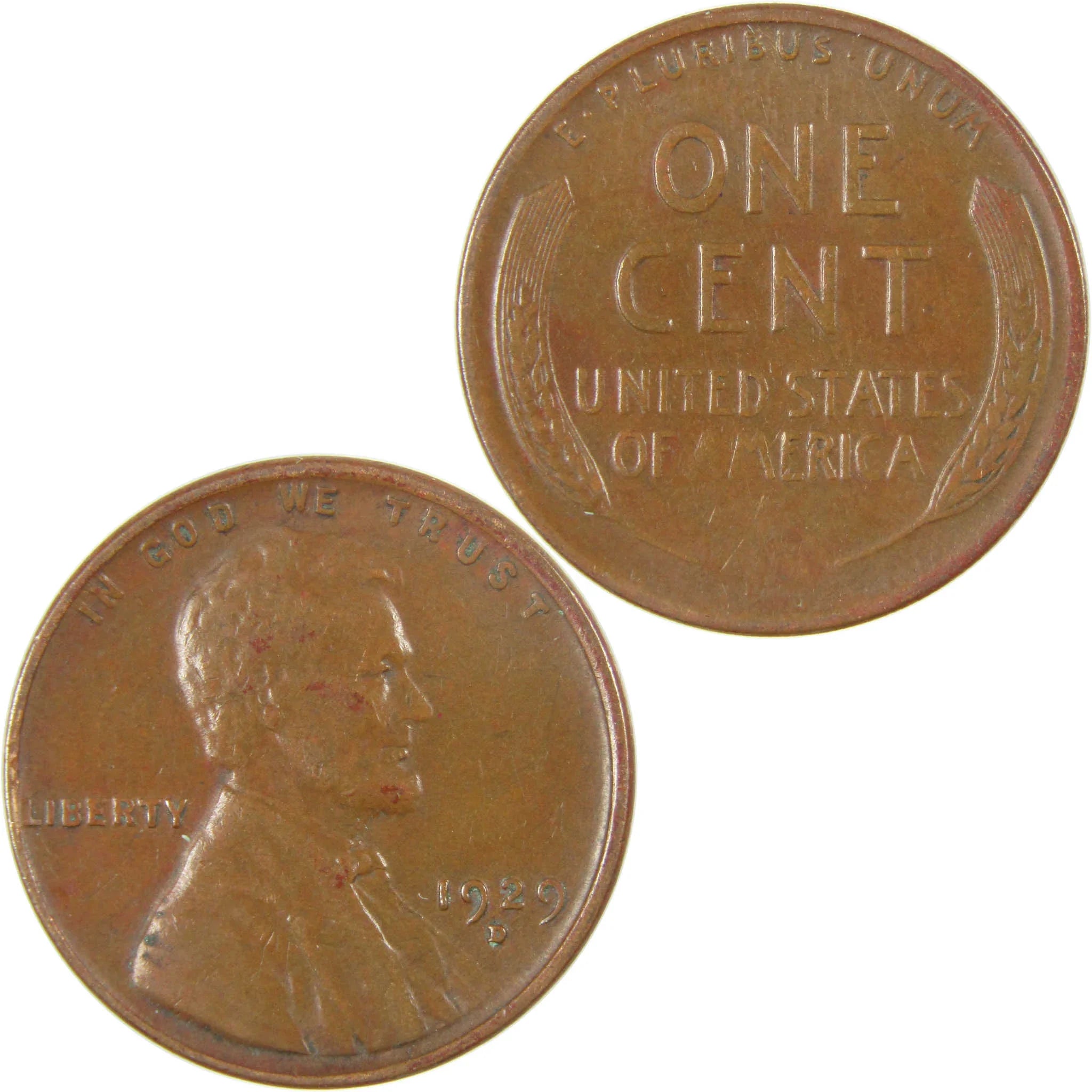1929 D Lincoln Wheat Cent VF Very Fine Penny 1c Coin SKU:I27270