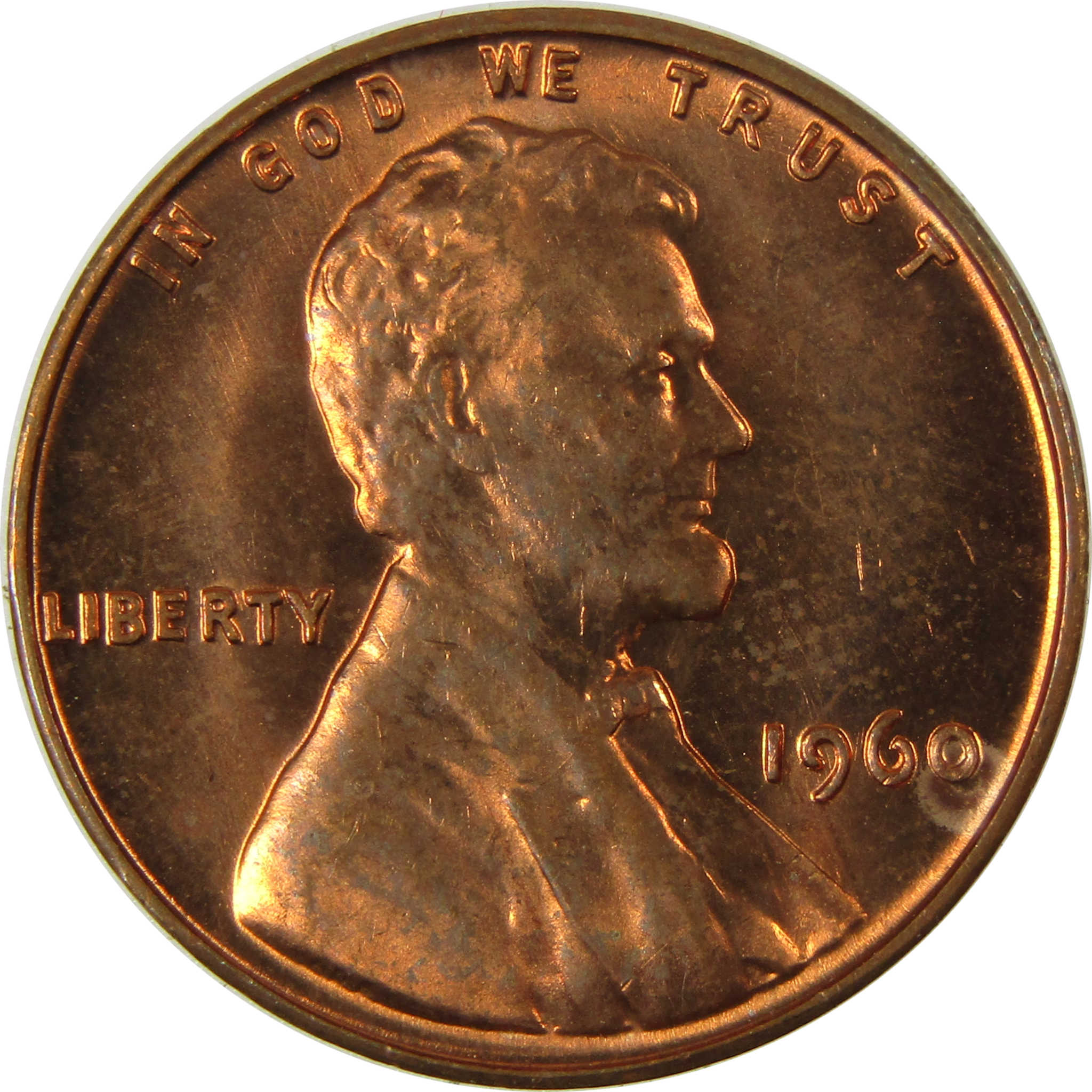 1960 Small Date Lincoln Memorial 1c Uncirculated Mint State SKU:I26575