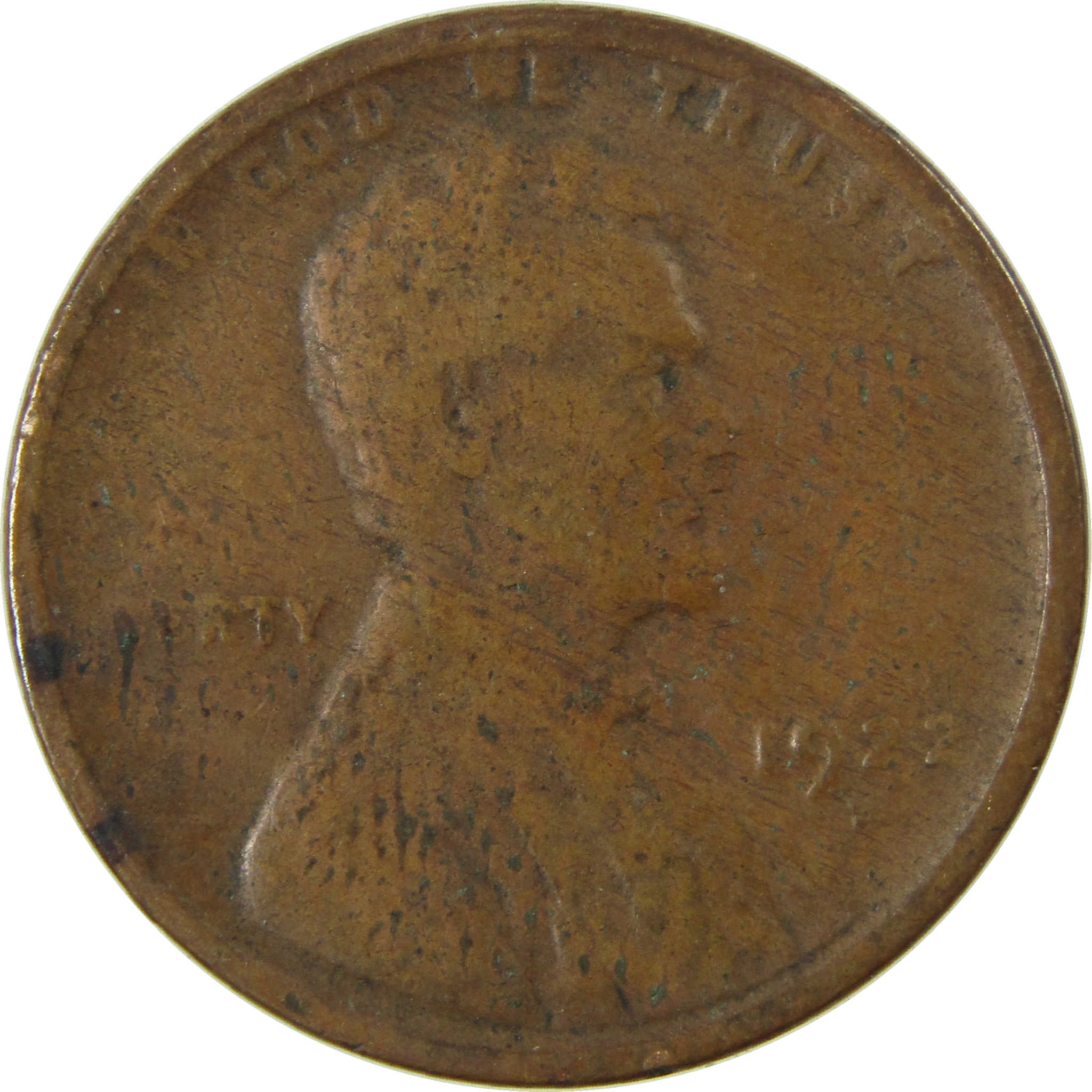 1922 D Lincoln Wheat Cent VG Very Good Details Penny SKU:I26879