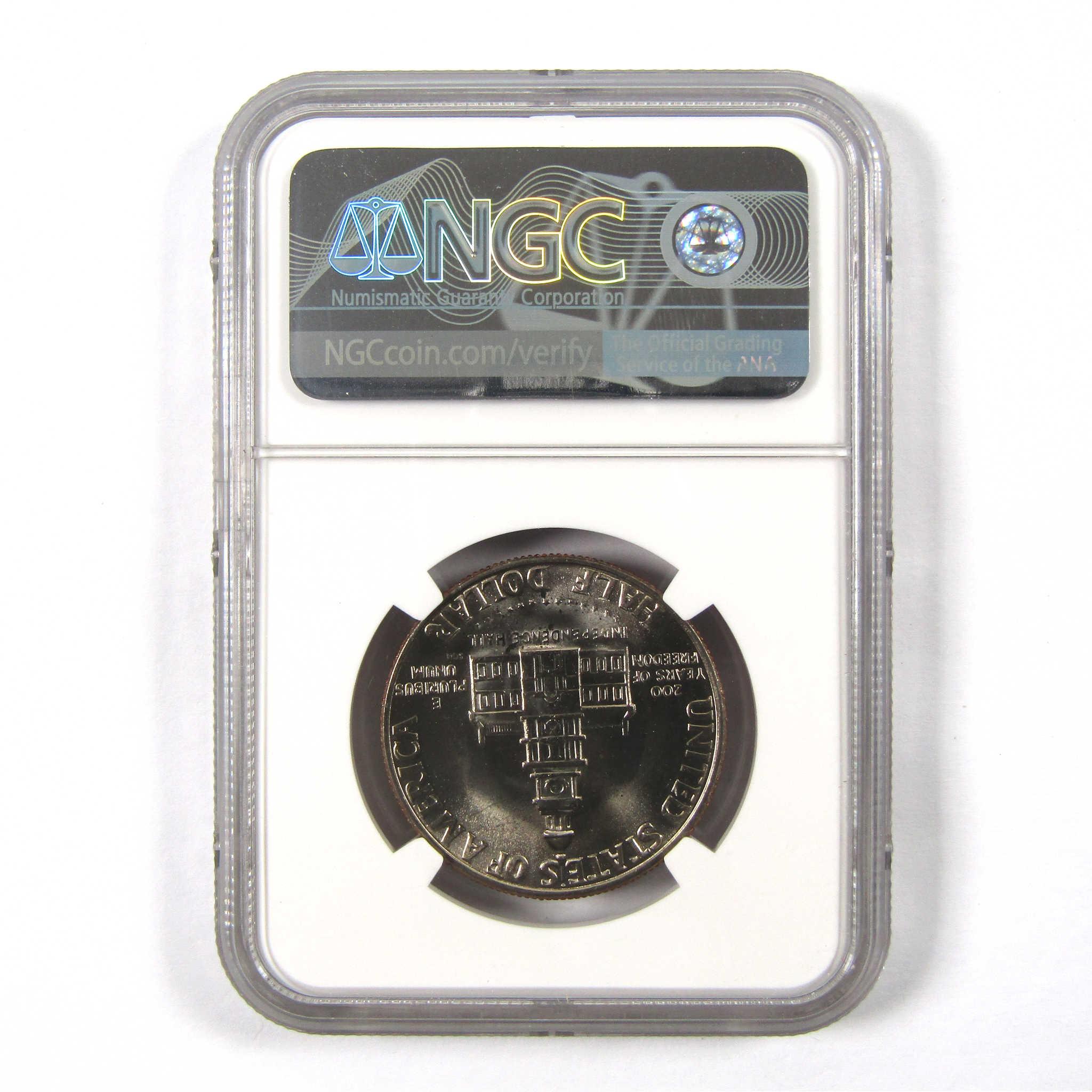 1976 D Kennedy Bicentennial MS 67 NGC Clad 50c Unc SKU:I9797