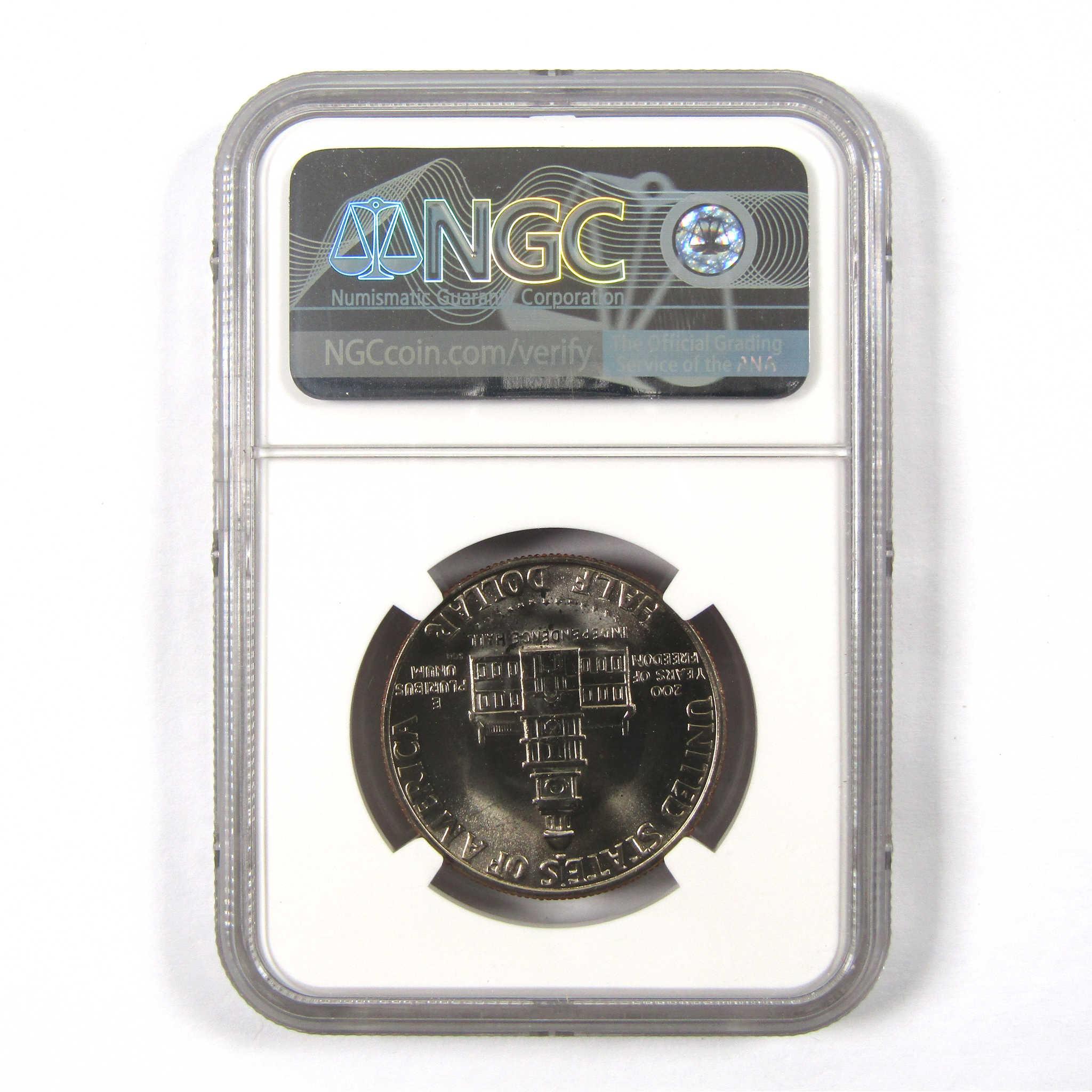 1976 D Kennedy Bicentennial MS 67 NGC Clad 50c Unc SKU:I9797