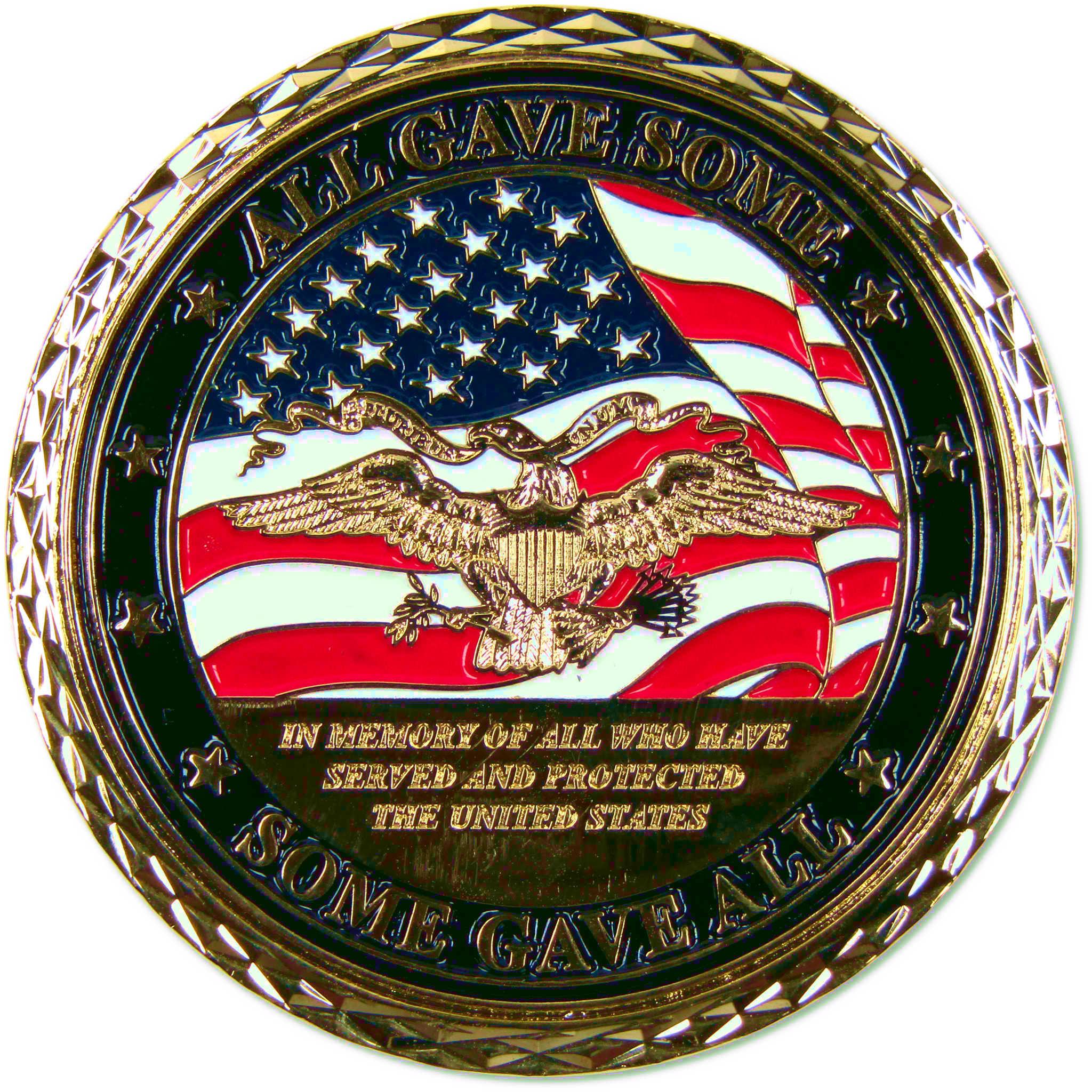 United States Army Challenge Coin Brass Collectible with Enameled Coloring