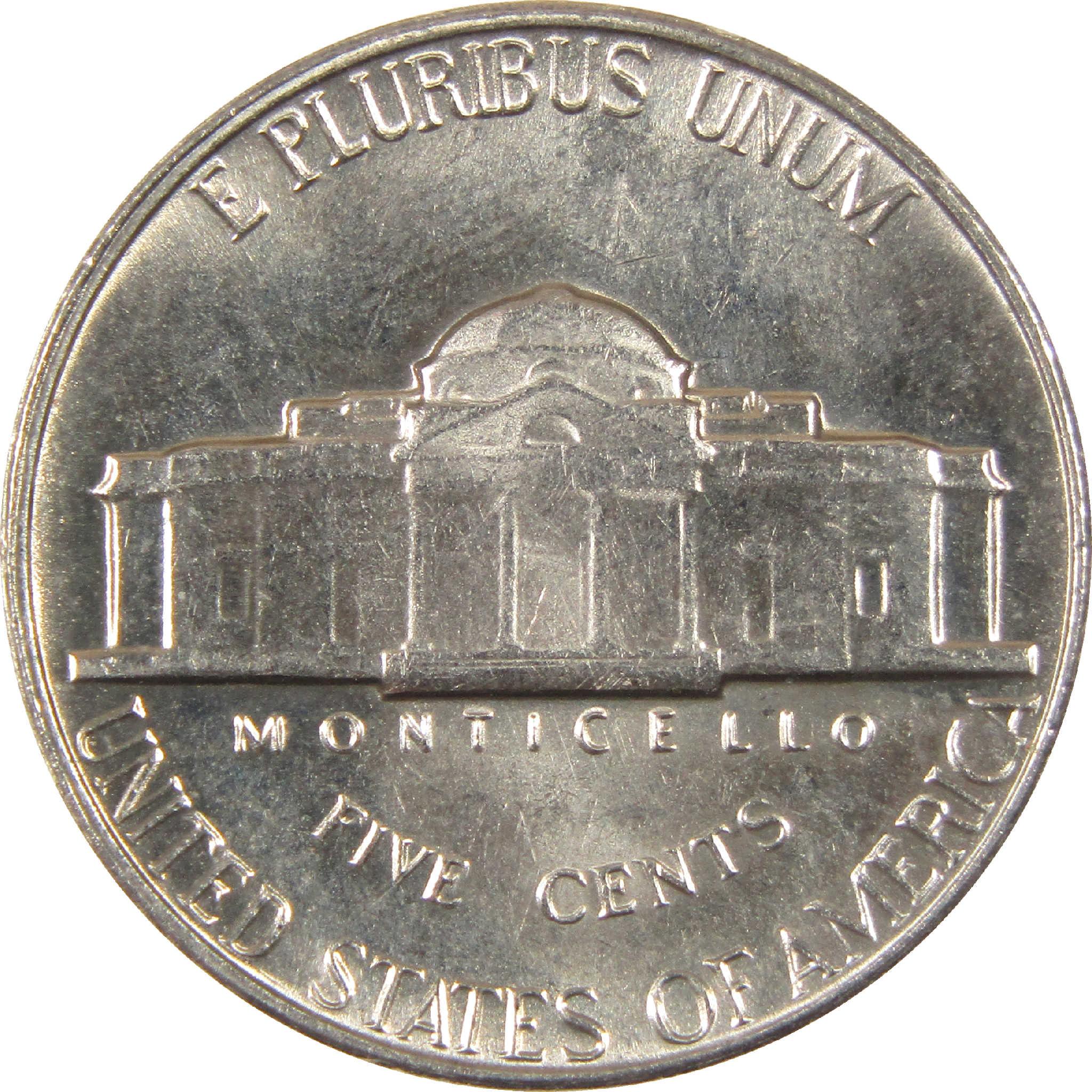 1966 SMS Jefferson Nickel Uncirculated 5c Coin