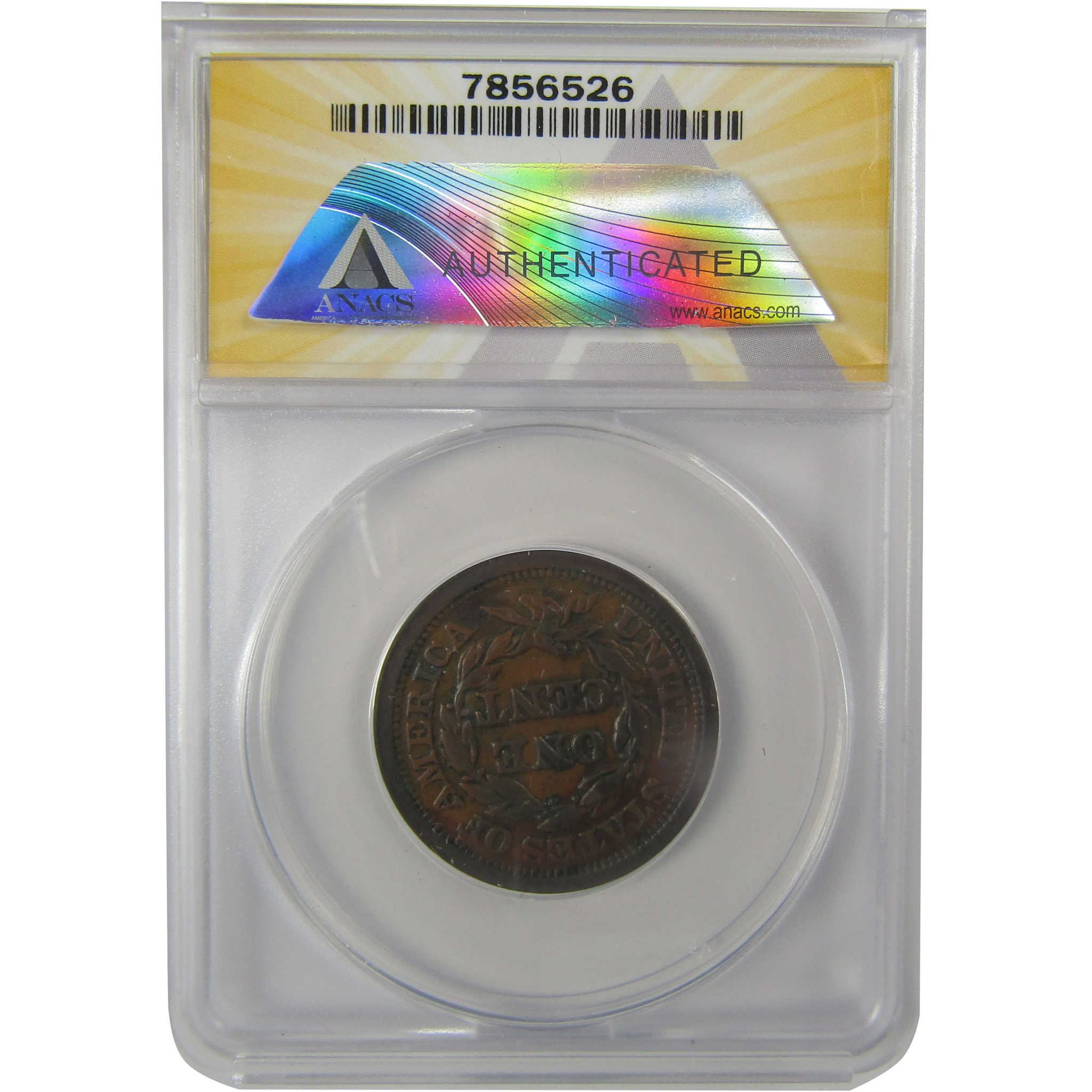 1852 Braided Hair Large Cent VF 35 ANACS Copper Penny SKU:I21975
