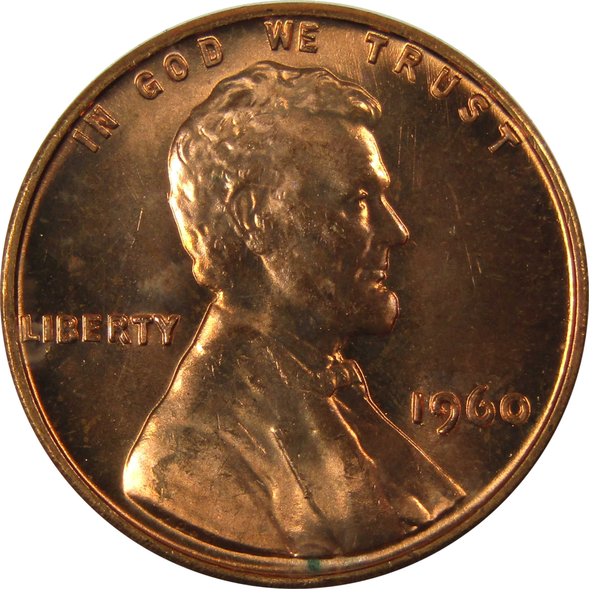 1960 Small Date Lincoln Memorial 1c Uncirculated Mint State SKU:I26593