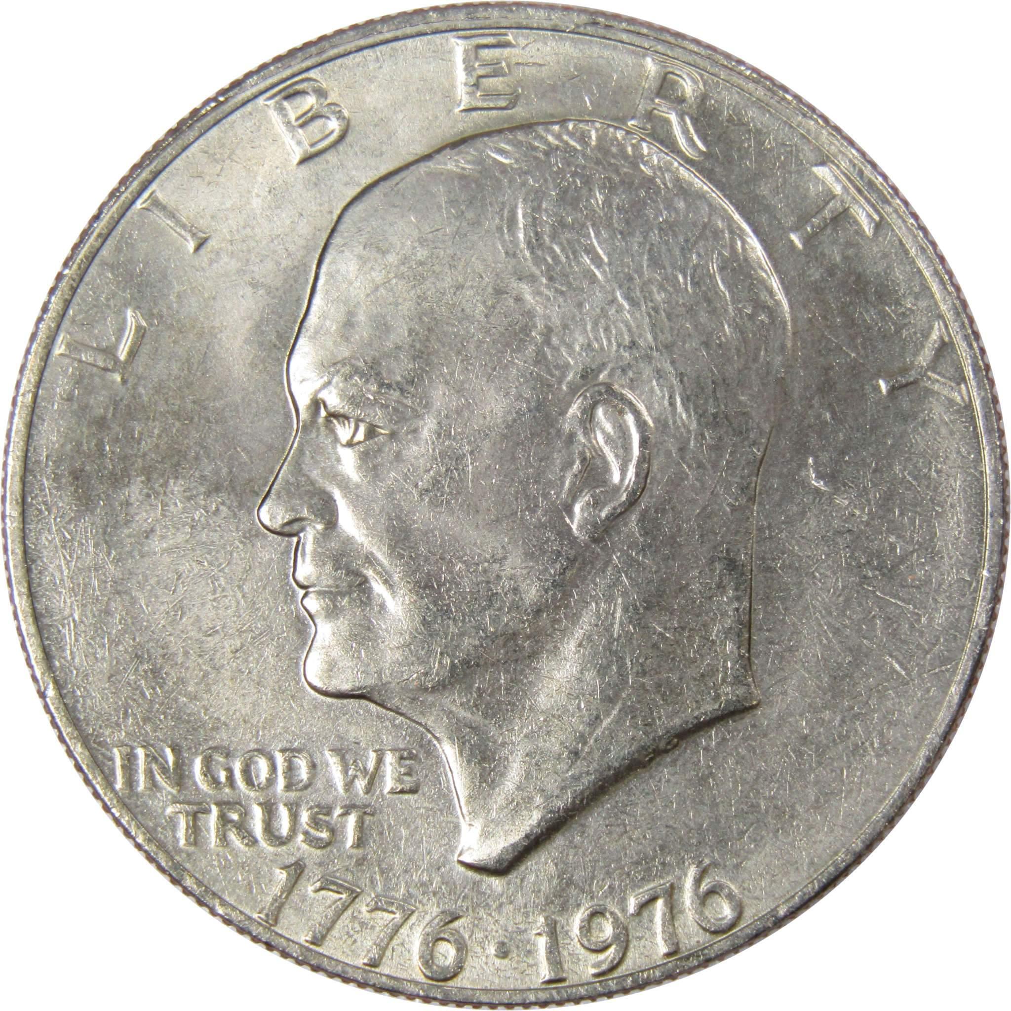 1976 Type 2 Eisenhower Bicentennial Dollar BU Uncirculated Clad IKE