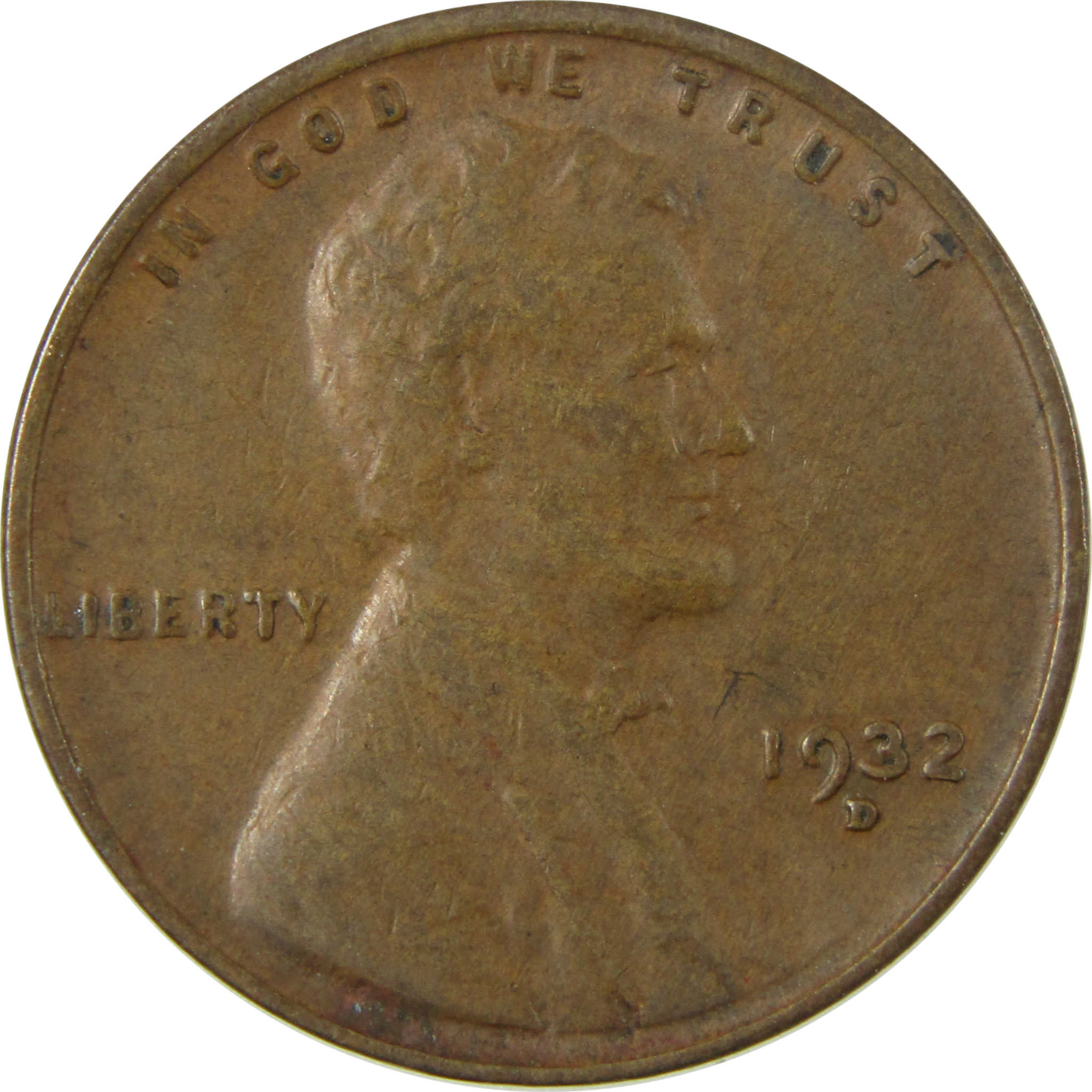1932 D Lincoln Wheat Cent XF EF Extremely Fine Penny SKU:I26719