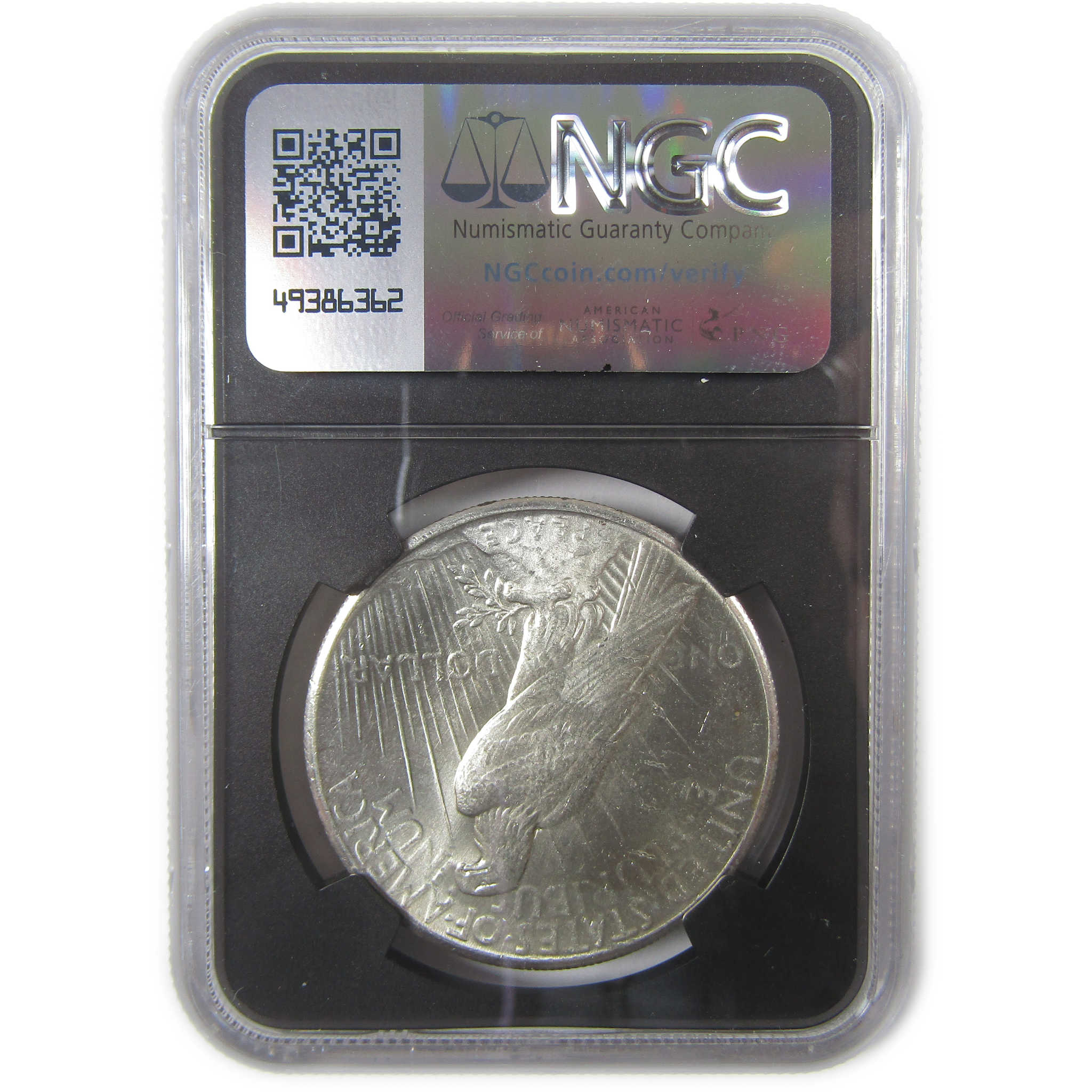 1926 Peace Dollar MS 63 NGC Silver Original Bag Fragment SKU:I18287