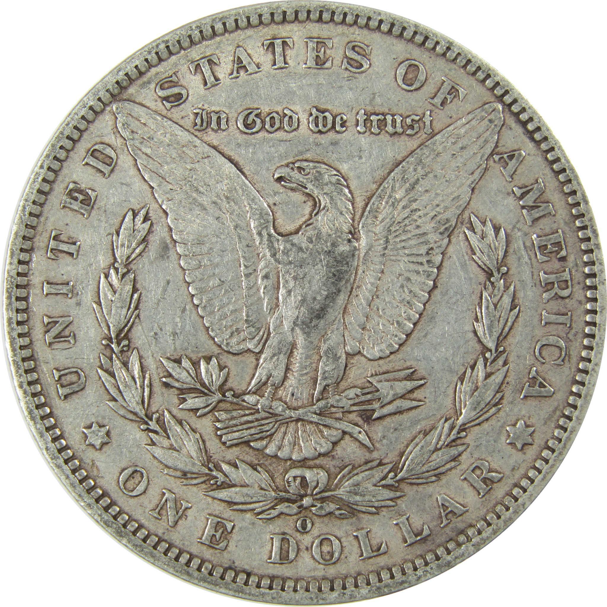1891 O VAM-1A E on Reverse Morgan Silver Dollar VF Very Fine SKU:CP646 - Morgan coin - Morgan silver dollar - Morgan silver dollar for sale - Profile Coins & Collectibles