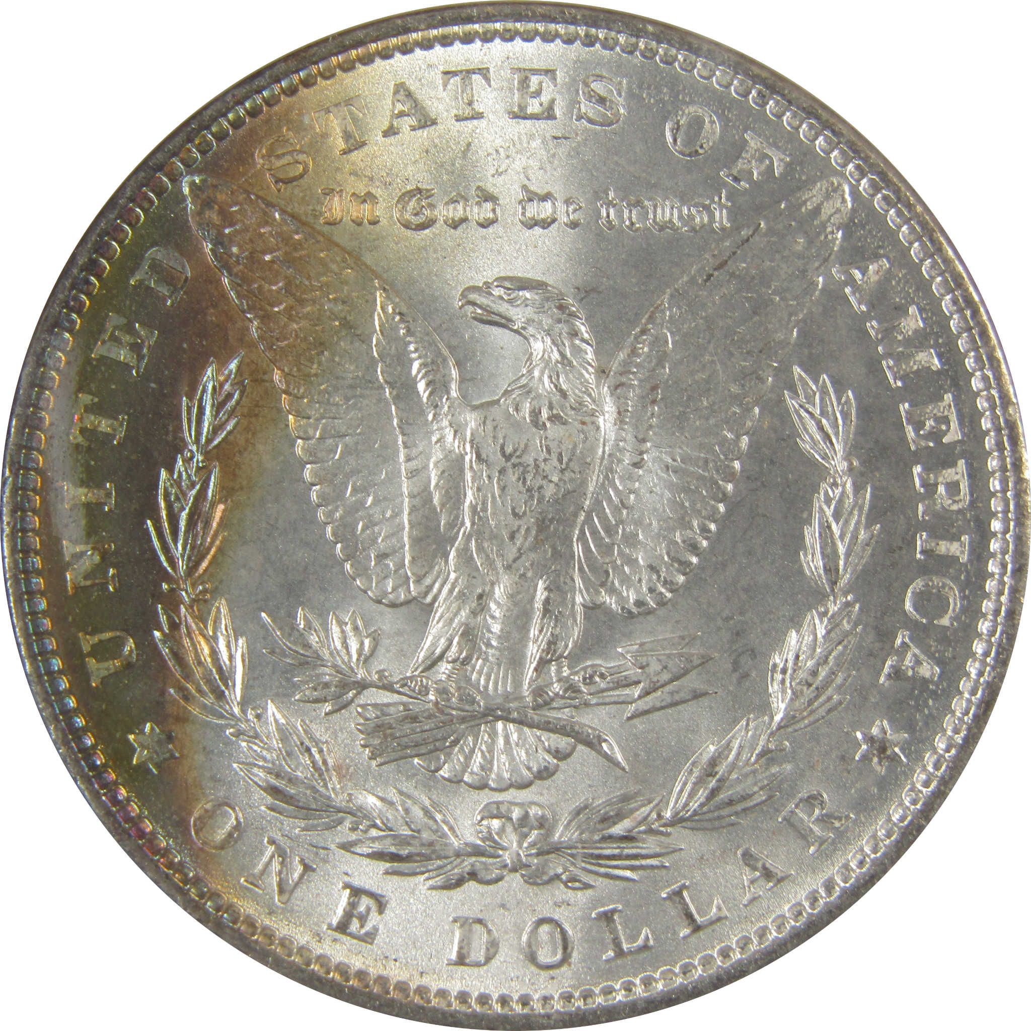 1886 Morgan Dollar MS 63 NGC Silver Uncirculated Toned SKU:CPC0928