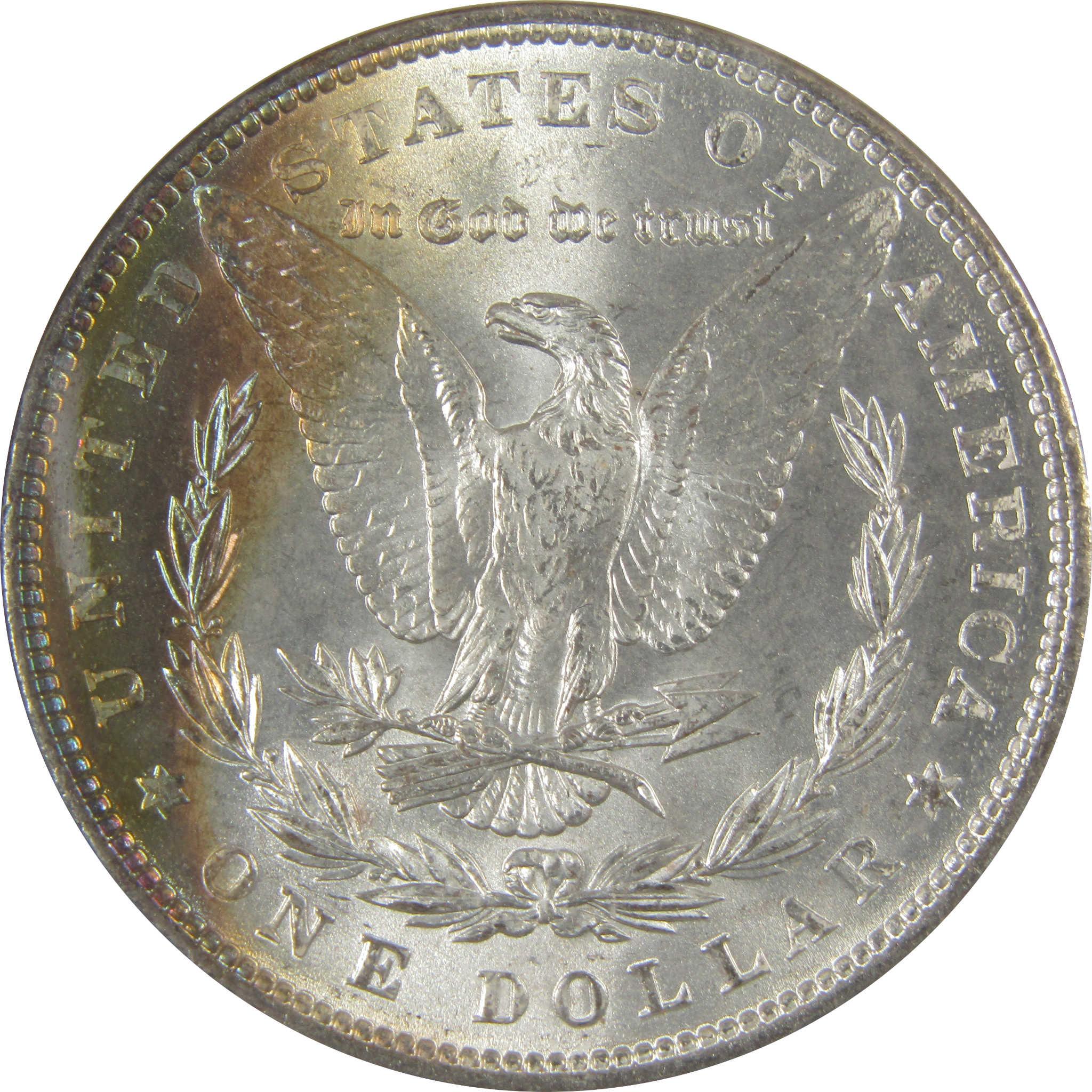 1886 Morgan Dollar MS 63 NGC Silver Uncirculated Toned SKU:CPC0928