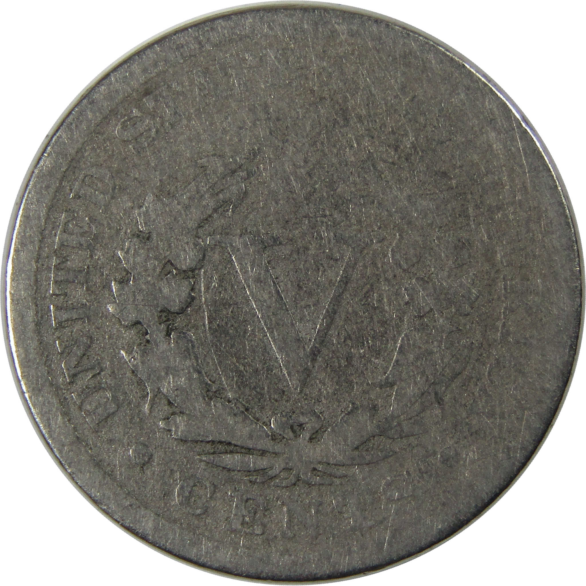 1886 Liberty Head V Nickel AG About Good 5c Coin SKU:I23468