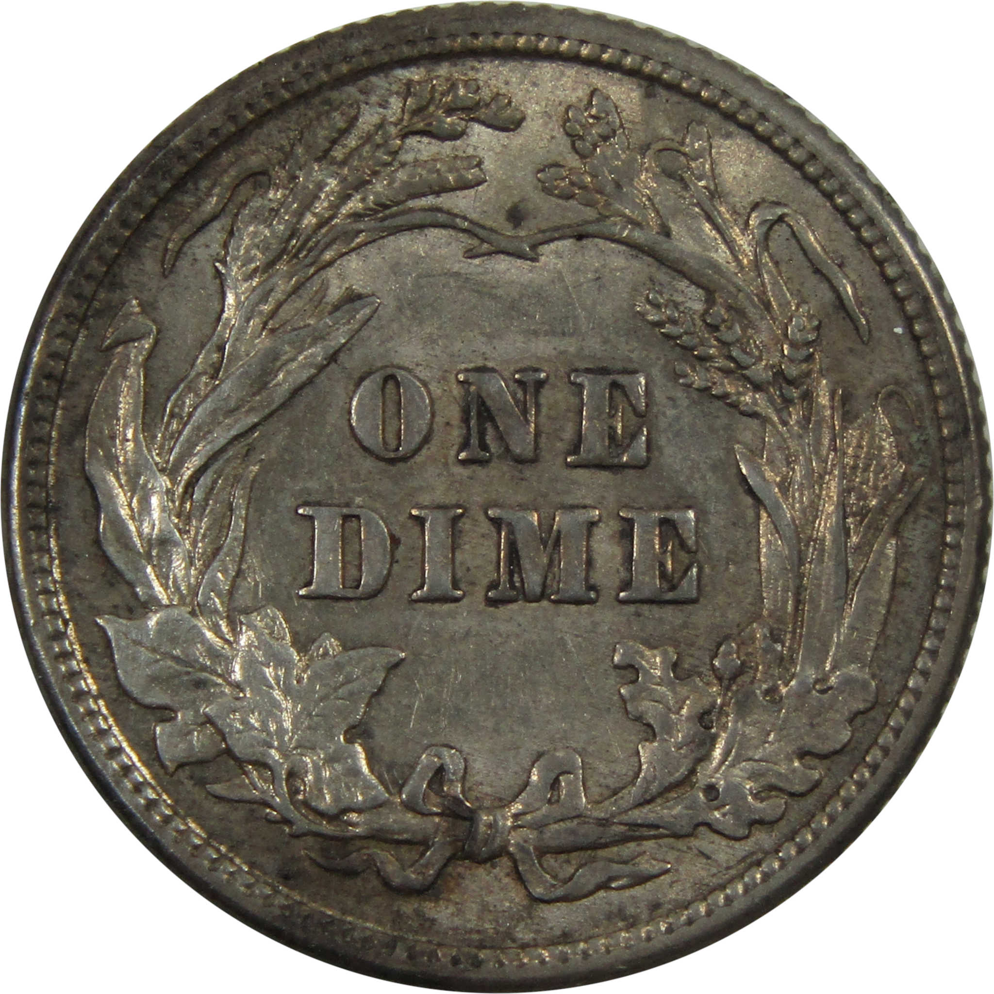 1913 Barber Dime AU About Uncirculated Details 90% Silver SKU:I4738