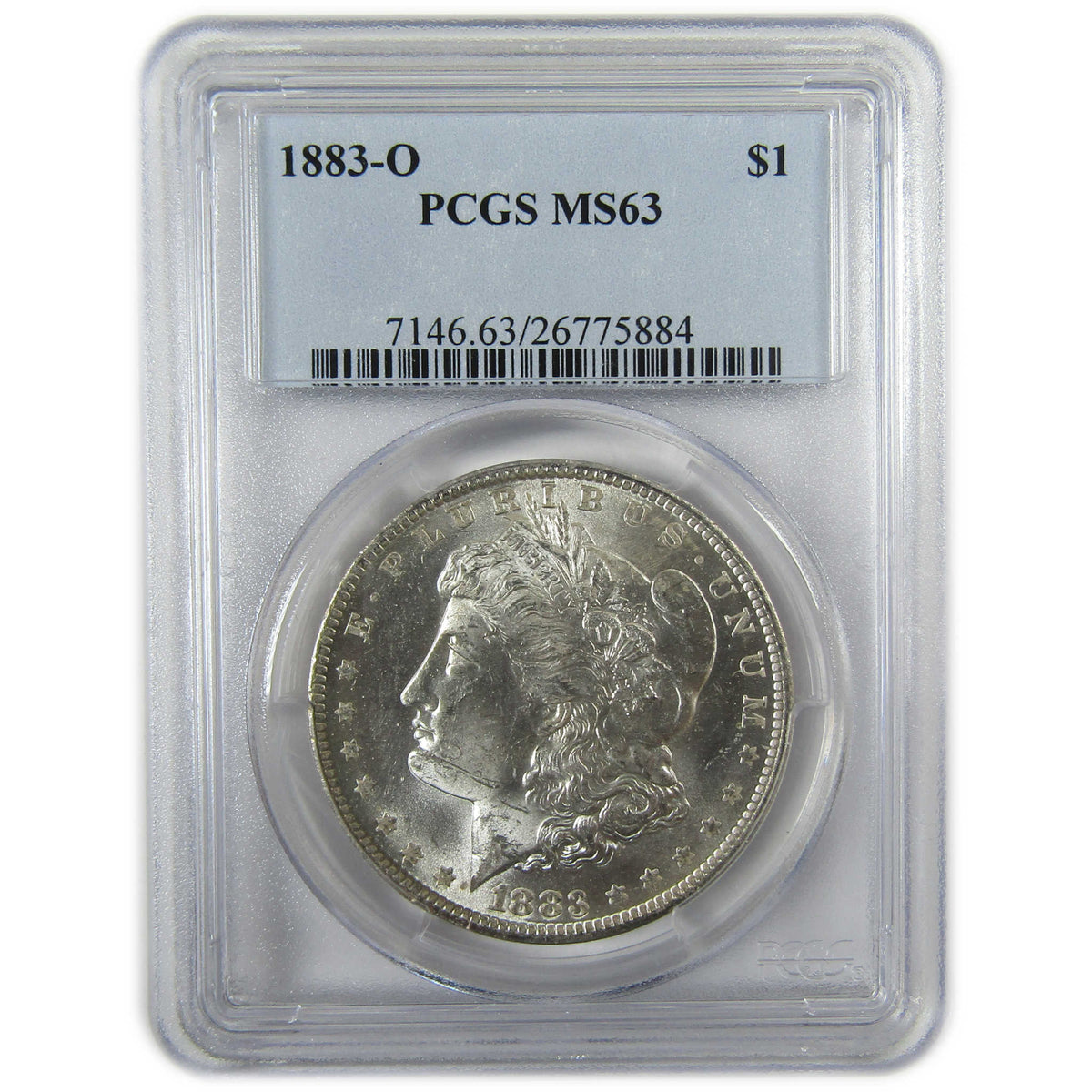 1883 O Morgan Silver Dollar MS 63 PCGS Uncirculated $1 Coin SKU:CP1662