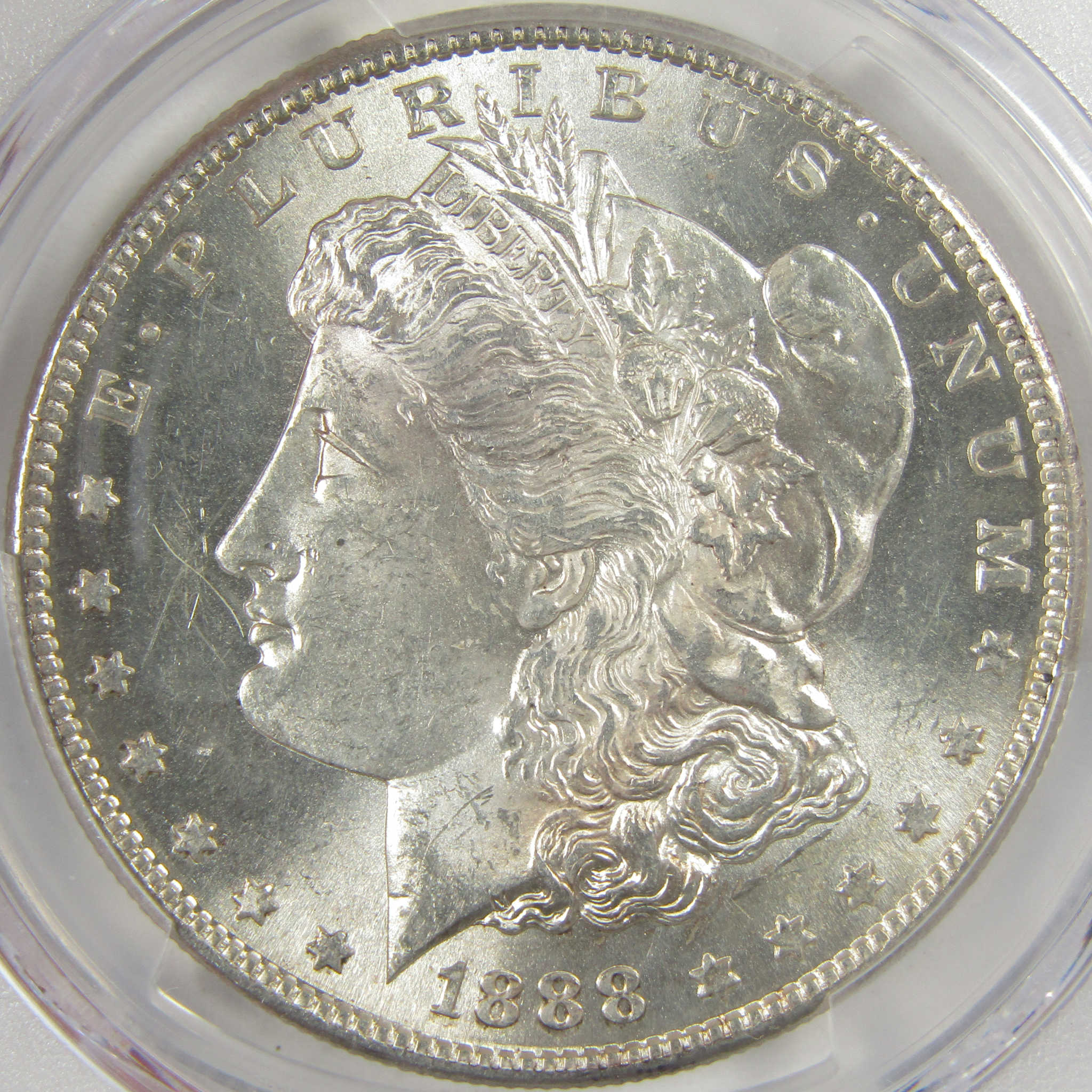 1888 S Morgan Dollar MS 63 PCGS Silver Uncirculated $1 Coin SKU:I22437 - Morgan coin - Morgan silver dollar - Morgan silver dollar for sale - Profile Coins & Collectibles