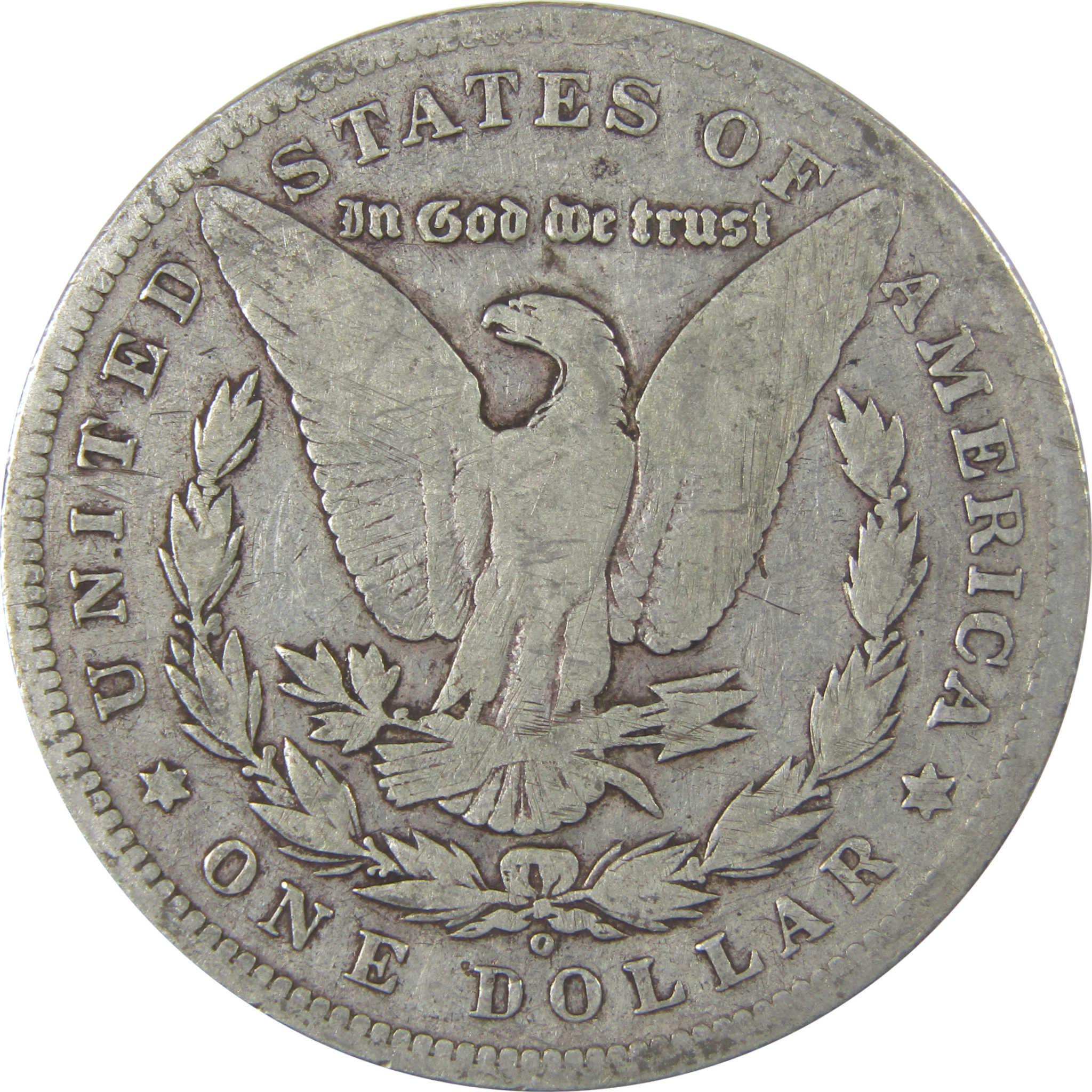 1899 O Morgan Silver Dollar F Fine $1 Coin SKU:I24274 - Morgan coin - Morgan silver dollar - Morgan silver dollar for sale - Profile Coins & Collectibles