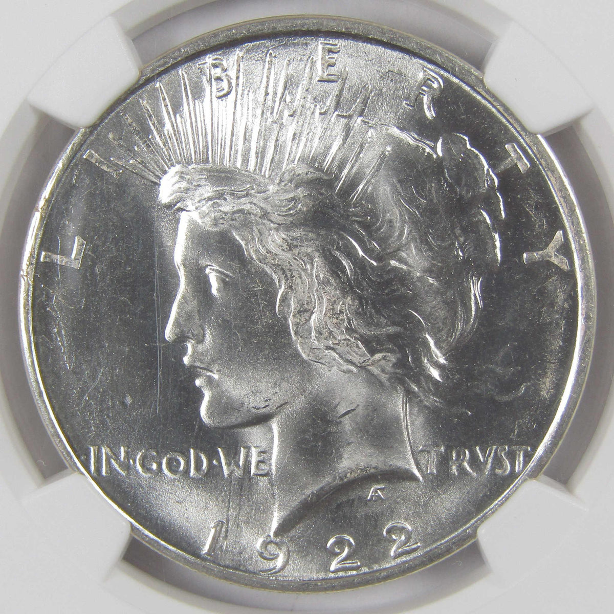 1922 D Peace Silver Dollar MS 66 NGC Uncirculated $1 Coin Collectible