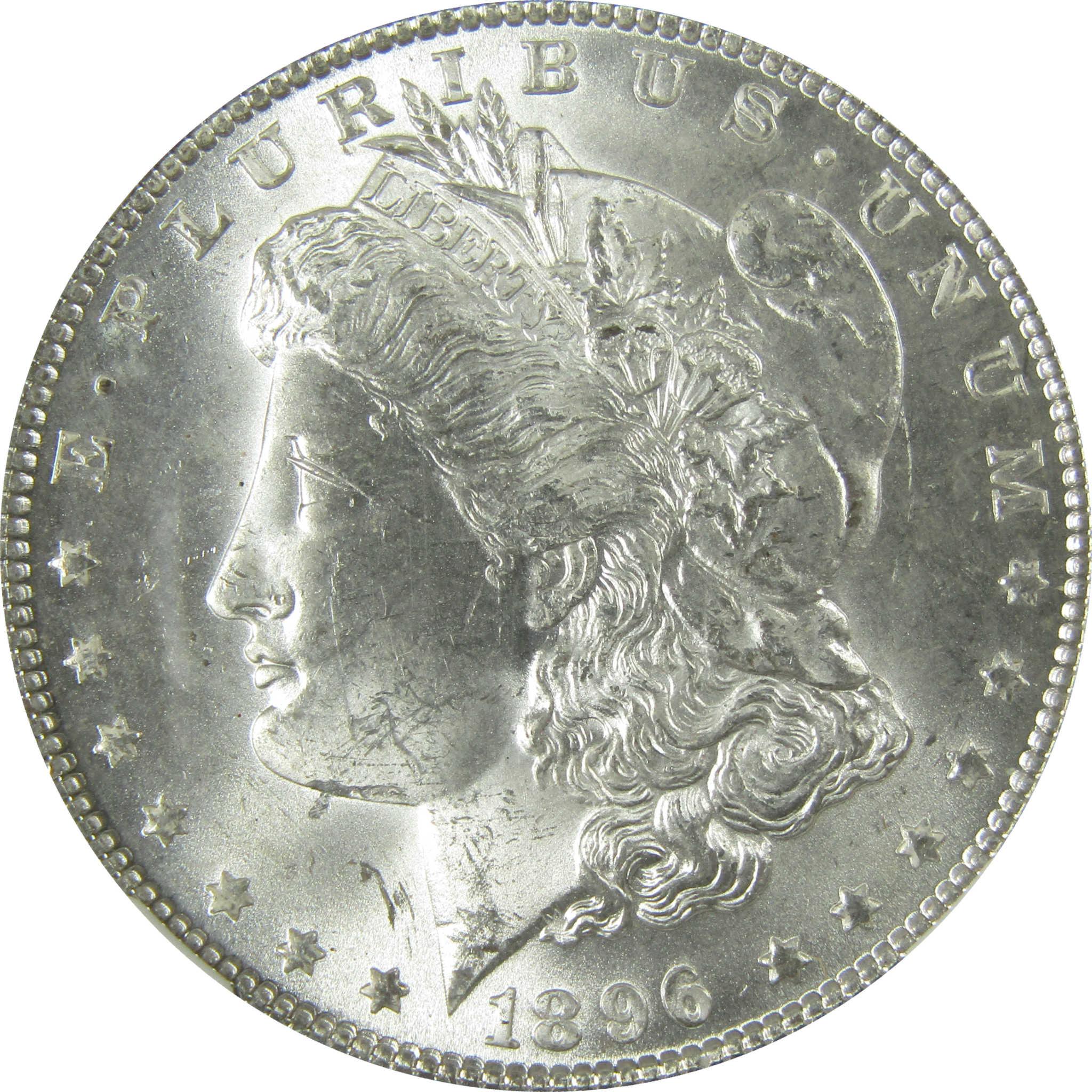 1896 Morgan Silver Dollar MS 63 NGC Uncirculated $1 Coin SKU:I27880 - Morgan coin - Morgan silver dollar - Morgan silver dollar for sale - Profile Coins & Collectibles