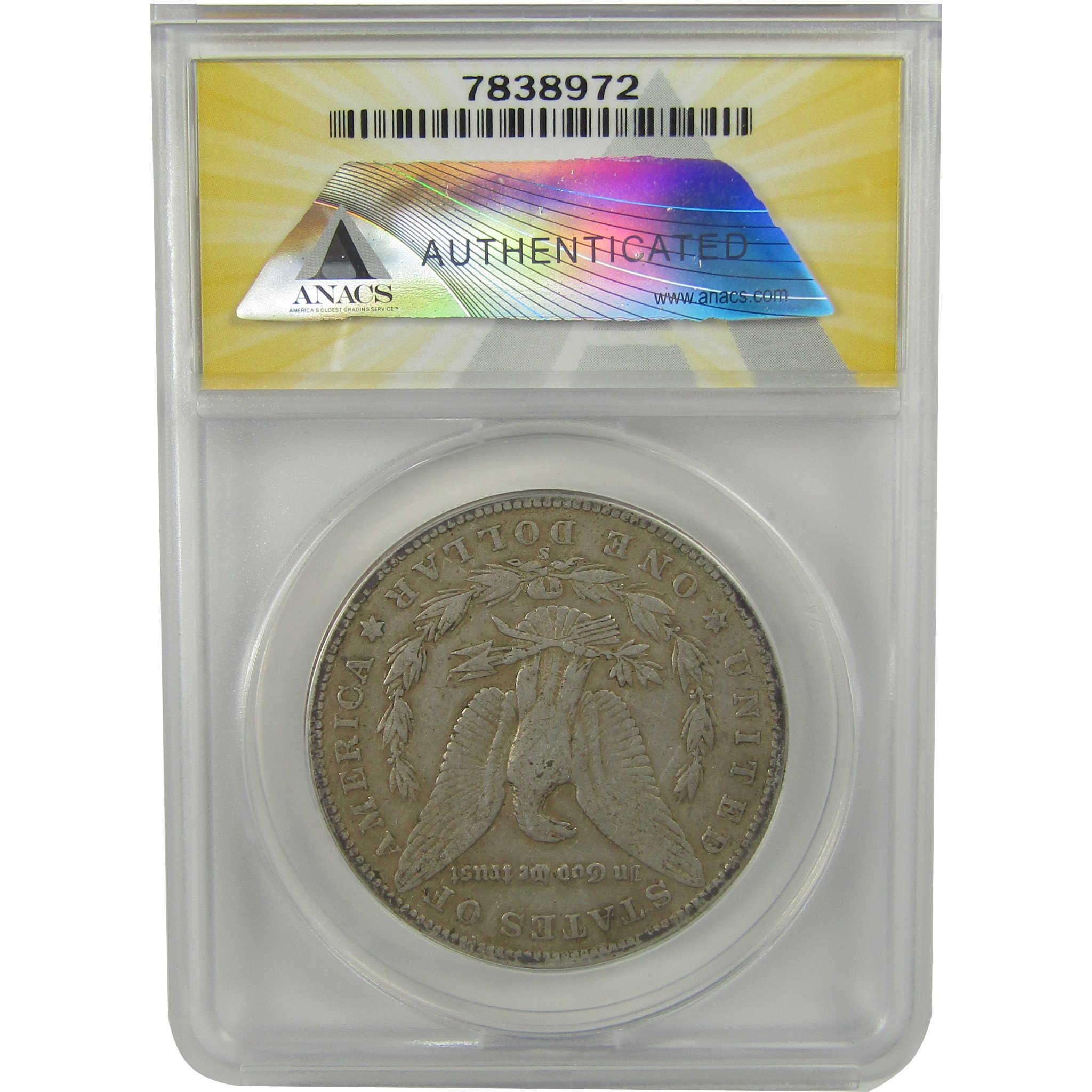 1903 S Morgan Dollar F 12 Details ANACS Silver $1 Coin SKU:I22354 - Morgan coin - Morgan silver dollar - Morgan silver dollar for sale - Profile Coins & Collectibles
