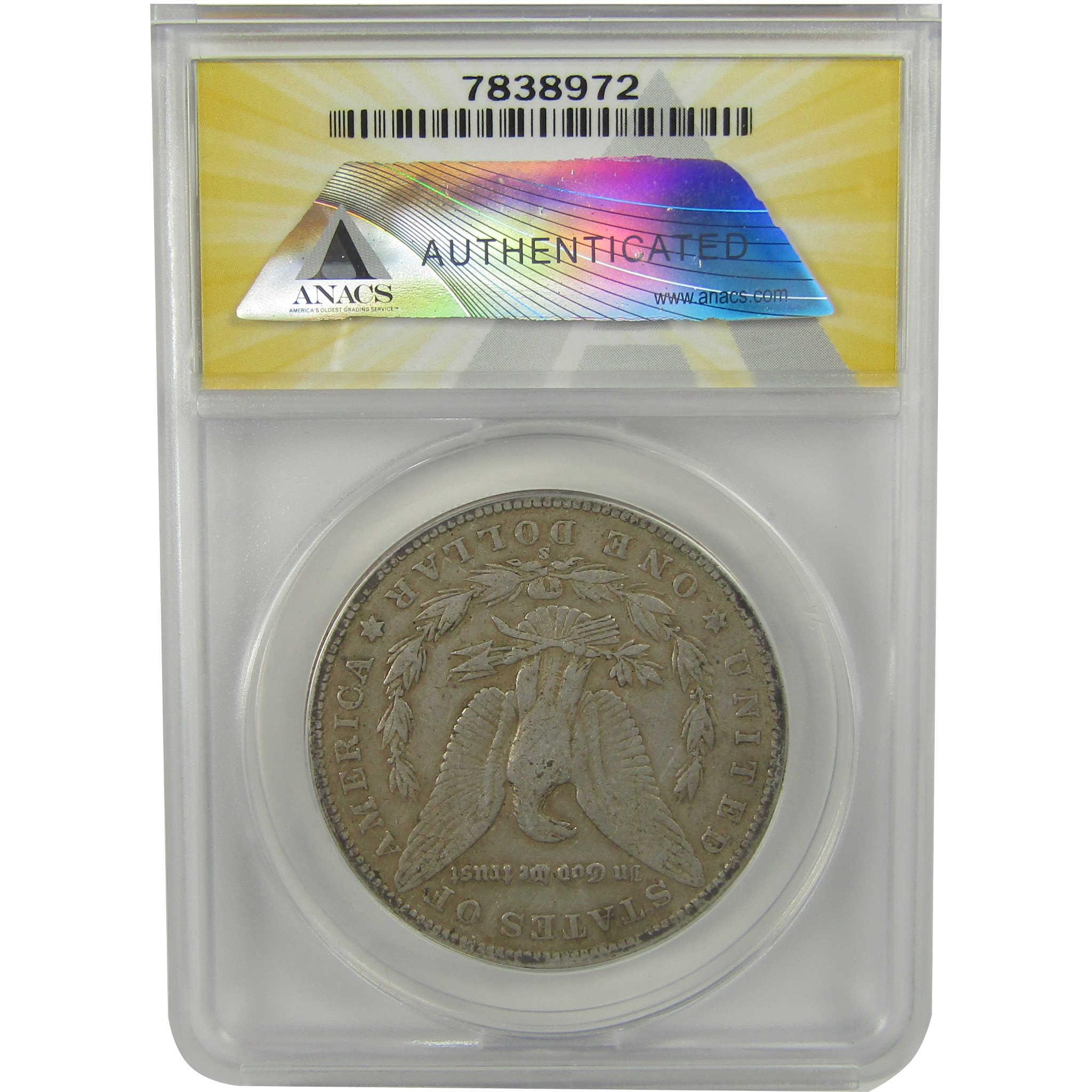 1903 S Morgan Dollar F 12 Details ANACS Silver $1 Coin SKU:I22354 - Morgan coin - Morgan silver dollar - Morgan silver dollar for sale - Profile Coins & Collectibles