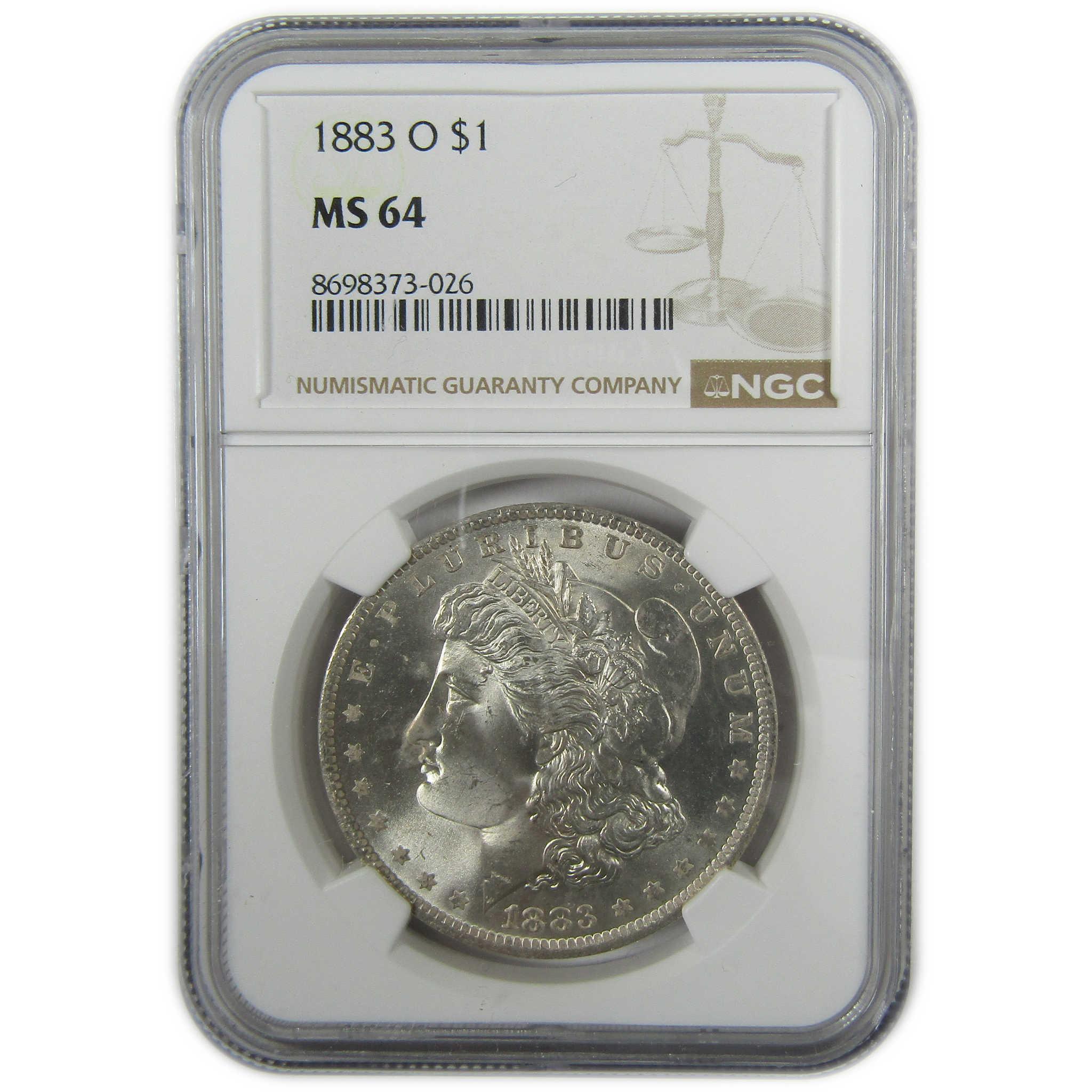 1883 O Morgan Silver Dollar MS 64 NGC Uncirculated $1 Coin SKU:I27898 - Morgan coin - Morgan silver dollar - Morgan silver dollar for sale - Profile Coins & Collectibles