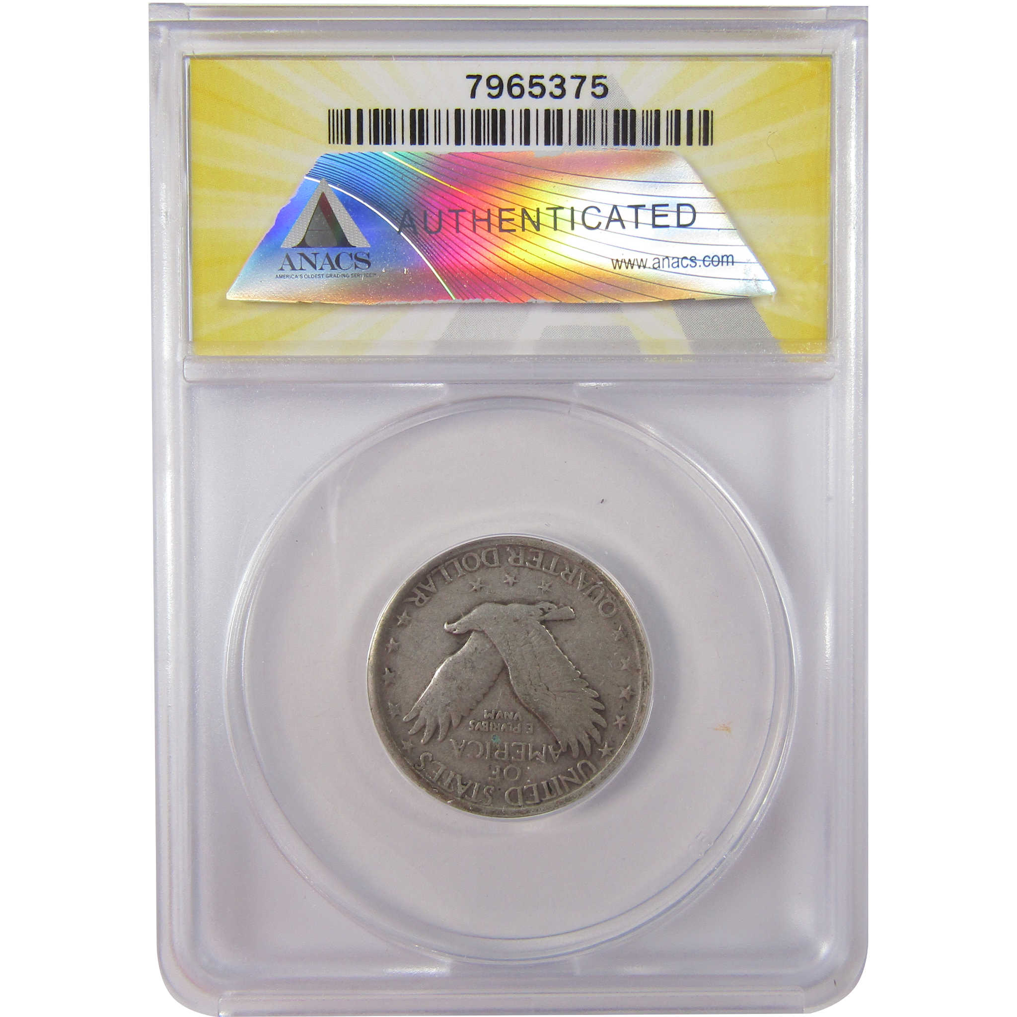 1920 Standing Liberty Silver Quarter VF 25 ANACS 25c Coin SKU:I25604