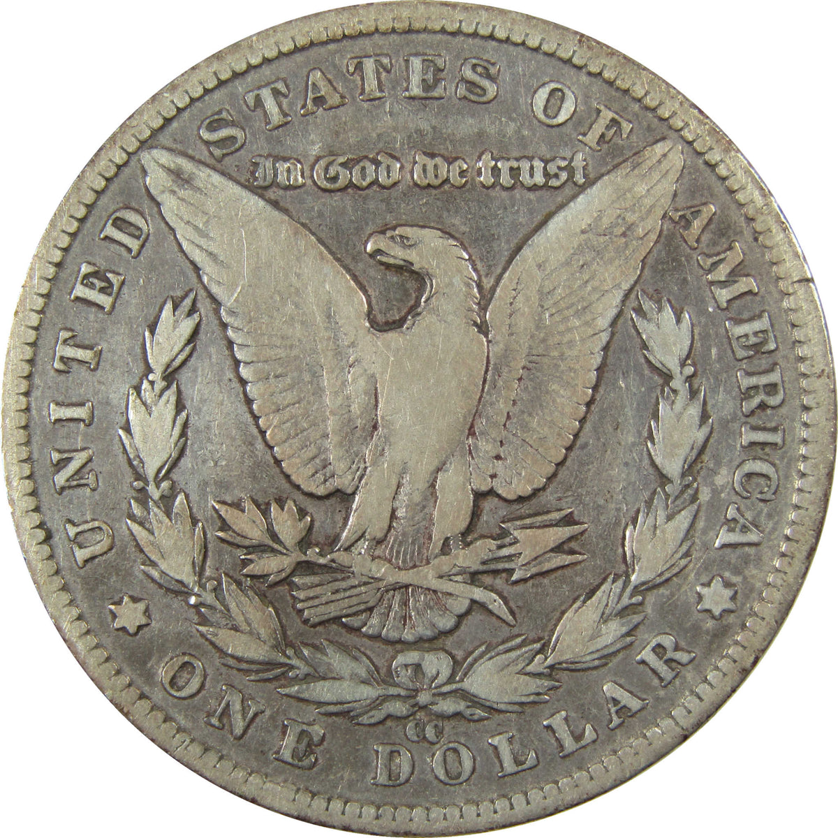 1883 CC Morgan Silver Dollar F Fine Details $1 Coin SKU:CP1716