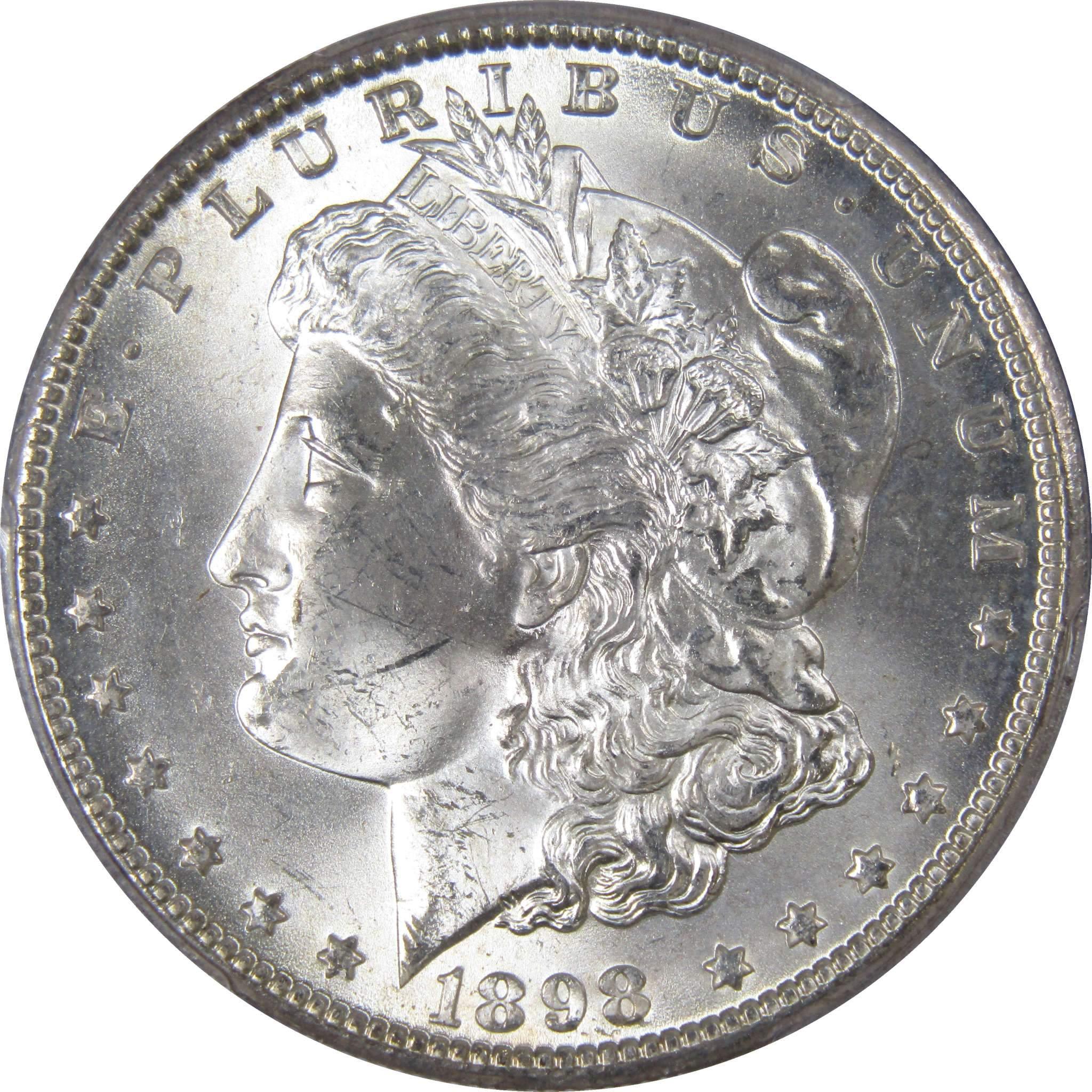 1898 O Morgan Dollar MS 64 PCGS Silver Uncirculated $1 Coin - Morgan coin - Morgan silver dollar - Morgan silver dollar for sale - Profile Coins & Collectibles