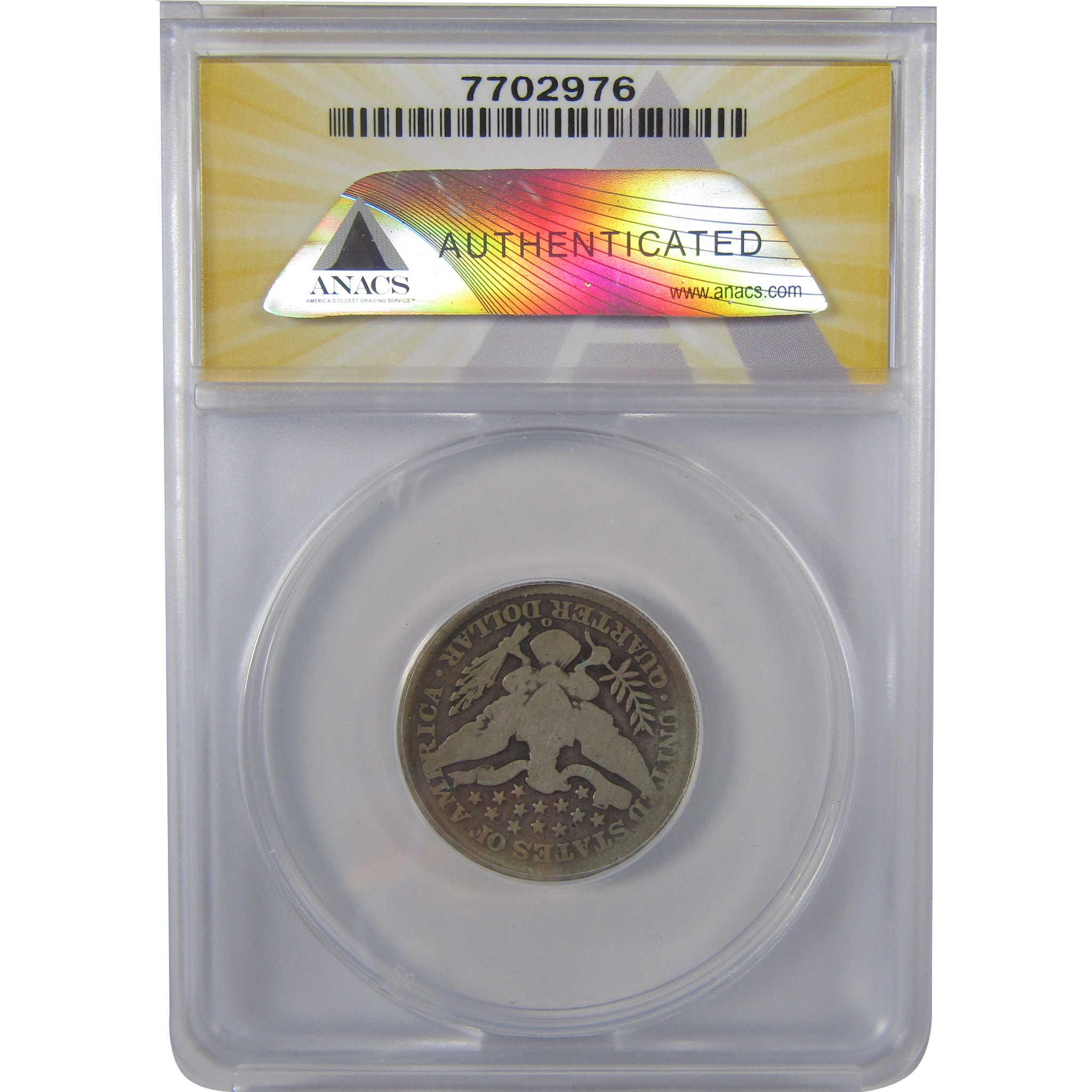 1896 O Barber Quarter G 4 ANACS Silver 25c Coin SKU:I18354