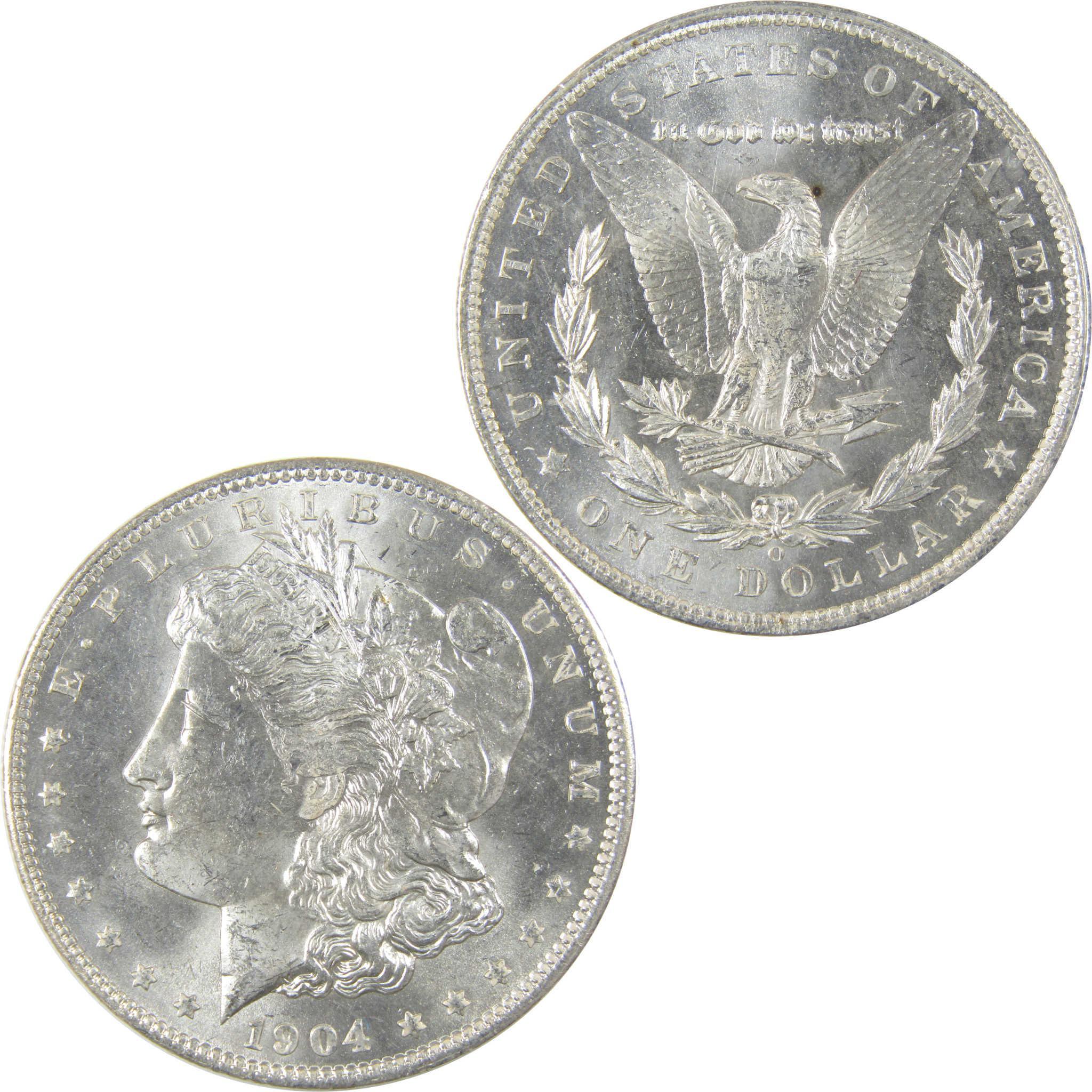 1904 O Morgan Silver Dollar Uncirculated Mint State $1 Coin SKU:I24711 - Morgan coin - Morgan silver dollar - Morgan silver dollar for sale - Profile Coins & Collectibles