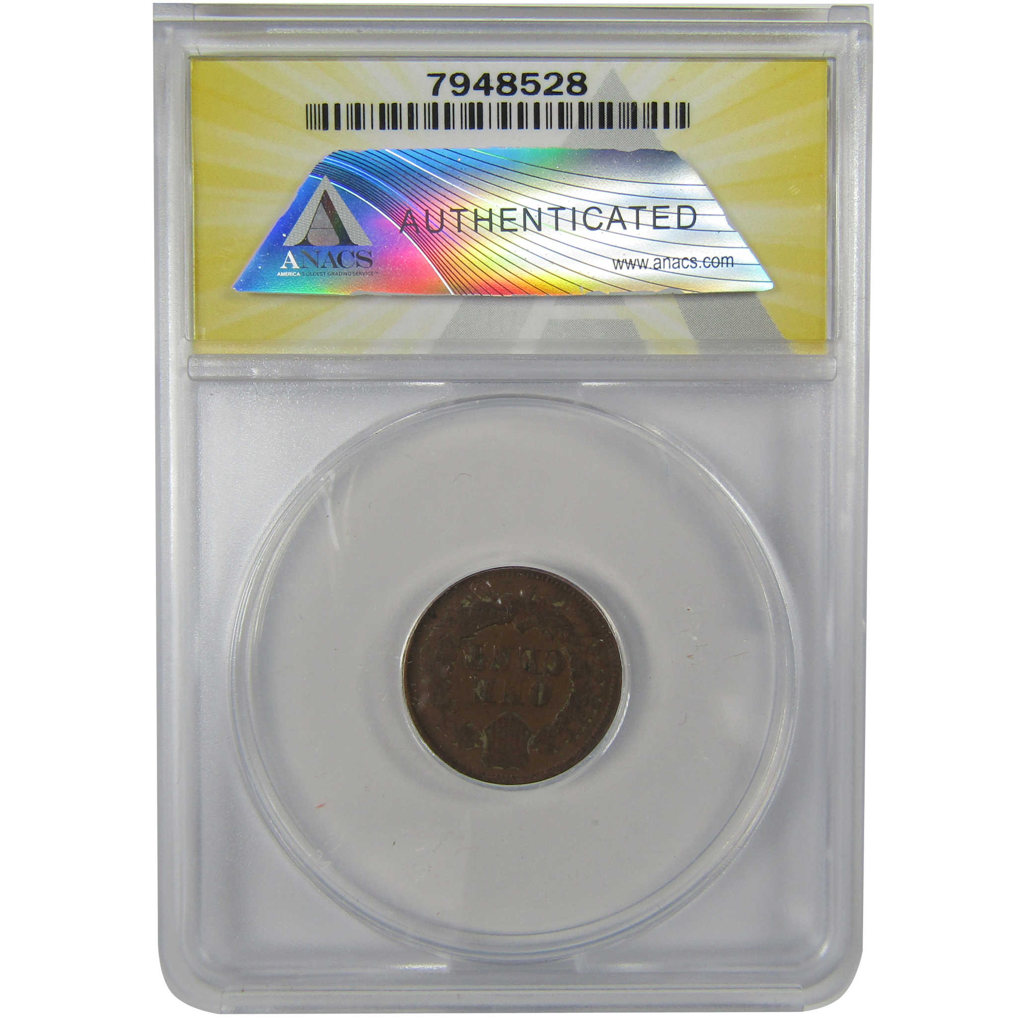 1869 Indian Head Cent G 4 ANACS Penny 1c Coin SKU:I22999