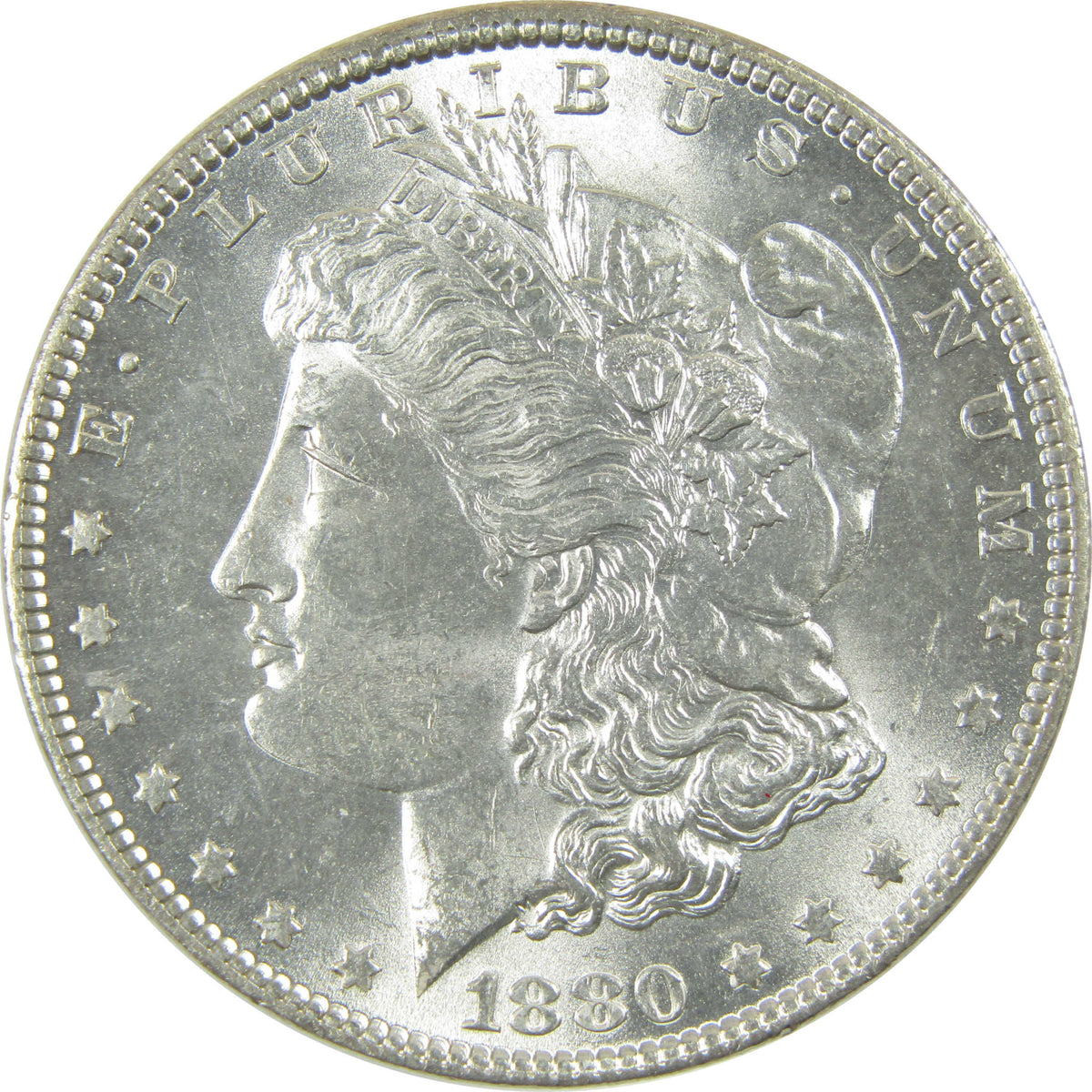 1880 Morgan Silver Dollar Uncirculated Mint State $1 Coin SKU:CP1791