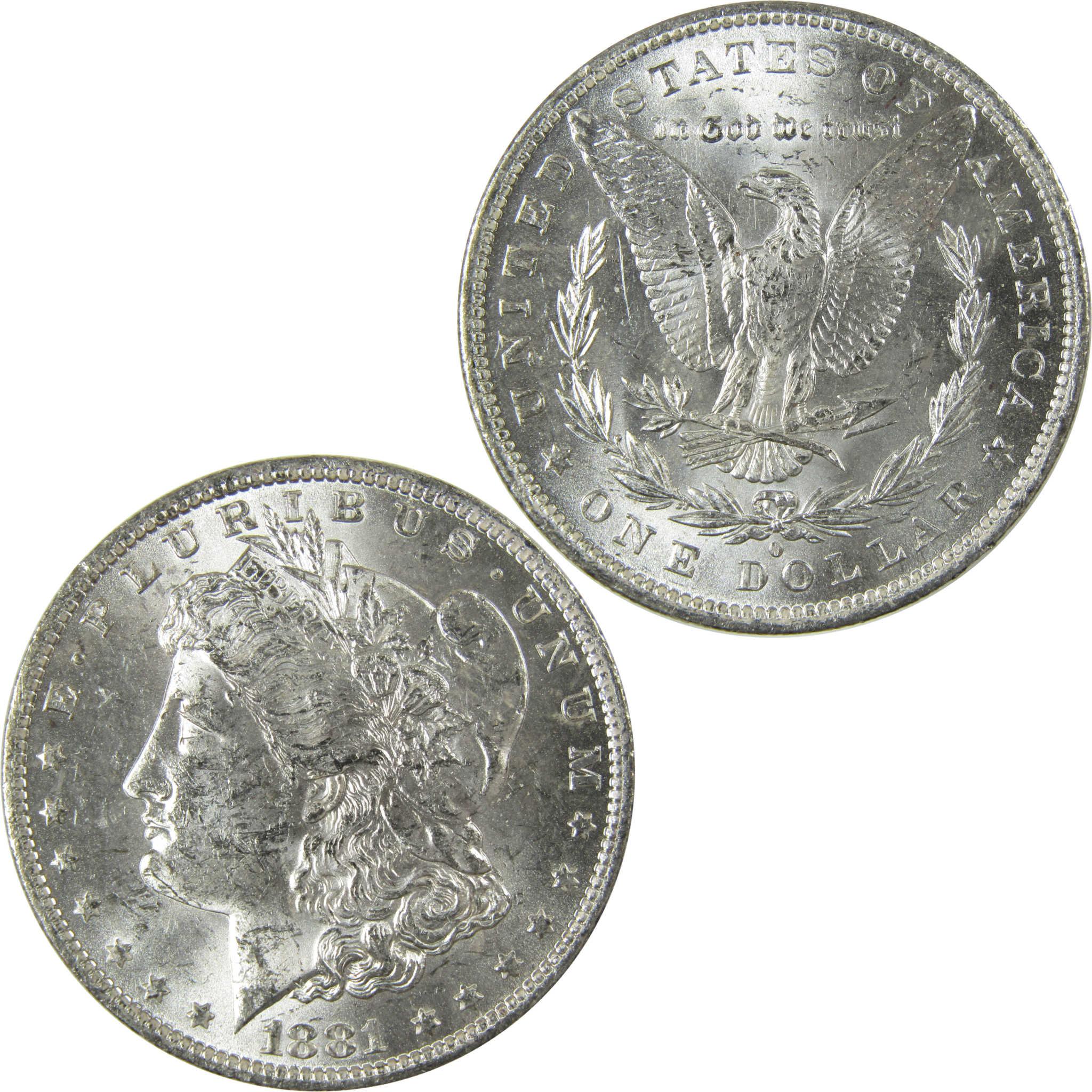 1881 O Morgan Silver Dollar Uncirculated Mint State $1 Coin SKU:I27723 - Morgan coin - Morgan silver dollar - Morgan silver dollar for sale - Profile Coins & Collectibles