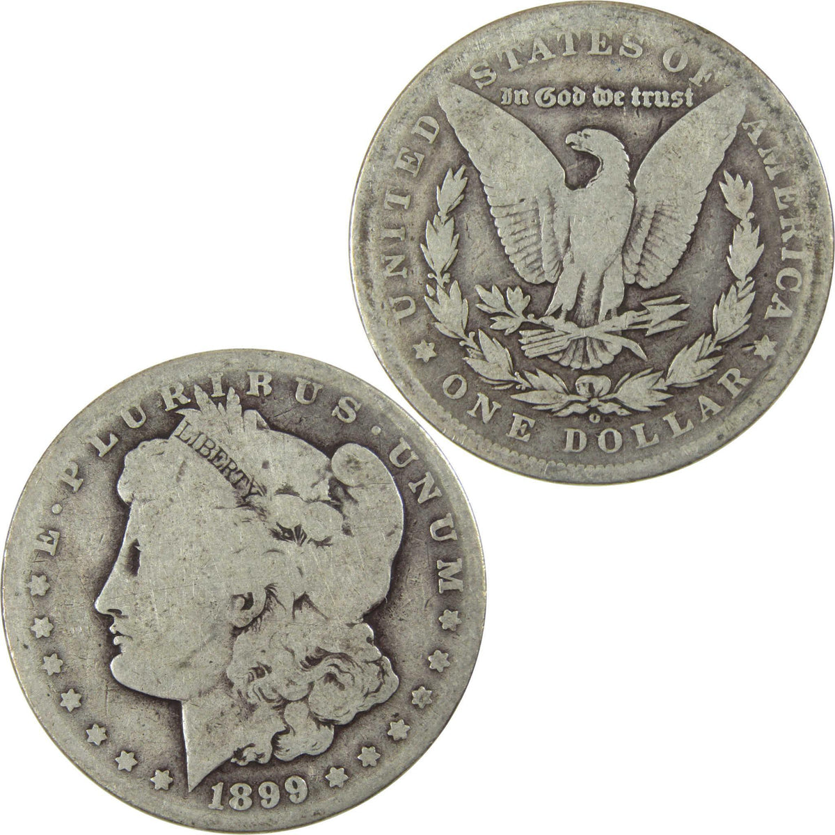 1899 O Micro O Morgan Silver Dollar G Good $1 Coin SKU:CP481 - Morgan coin - Morgan silver dollar - Morgan silver dollar for sale - Profile Coins & Collectibles