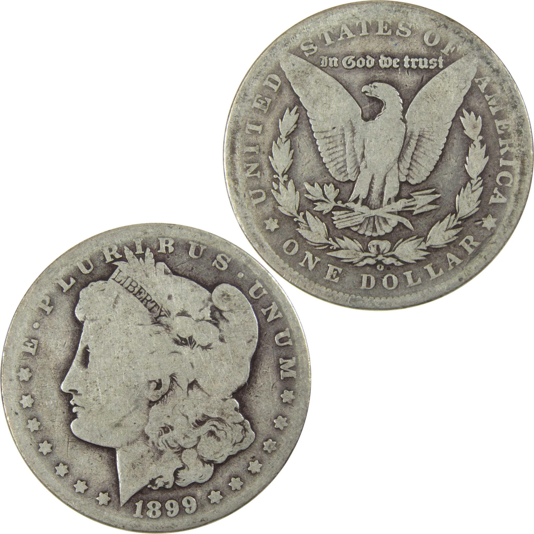 1899 O Micro O Morgan Silver Dollar G Good $1 Coin SKU:CP481 - Morgan coin - Morgan silver dollar - Morgan silver dollar for sale - Profile Coins & Collectibles